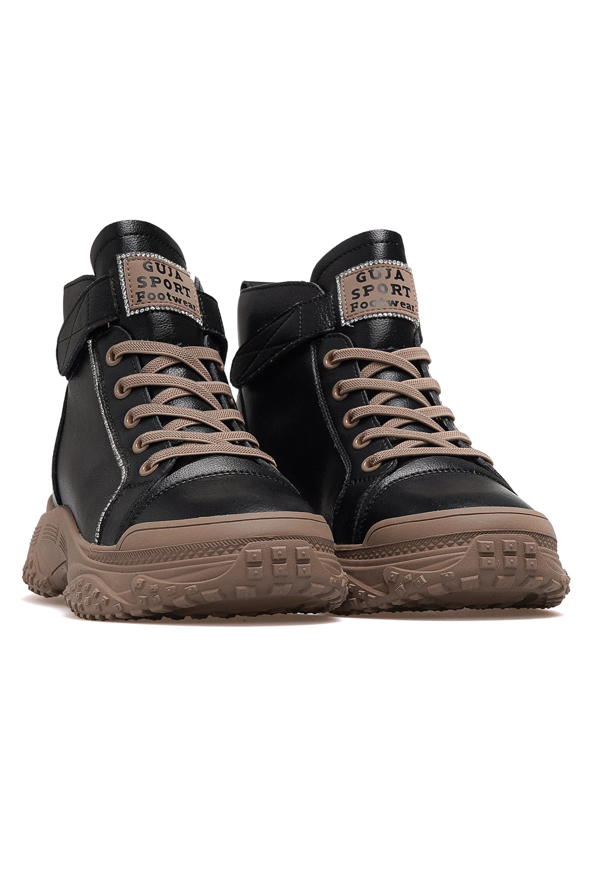 Kadın Deri Sneaker Bot 25K310-5 Z - Kömür