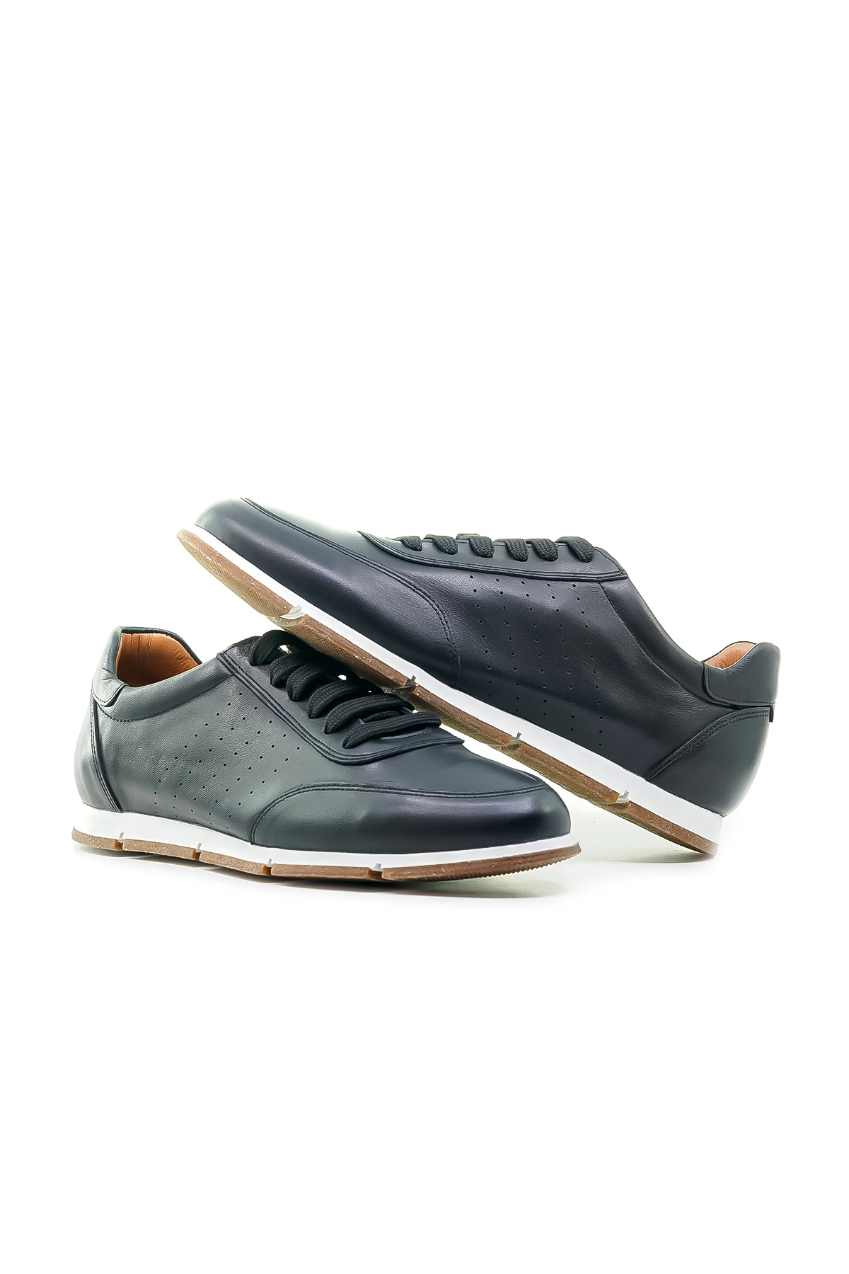 Yaşar Kaşlı Erkek Hakiki Deri Casual Günlük Ayakkabı (40-44) YKM-241338 M - SİYAH