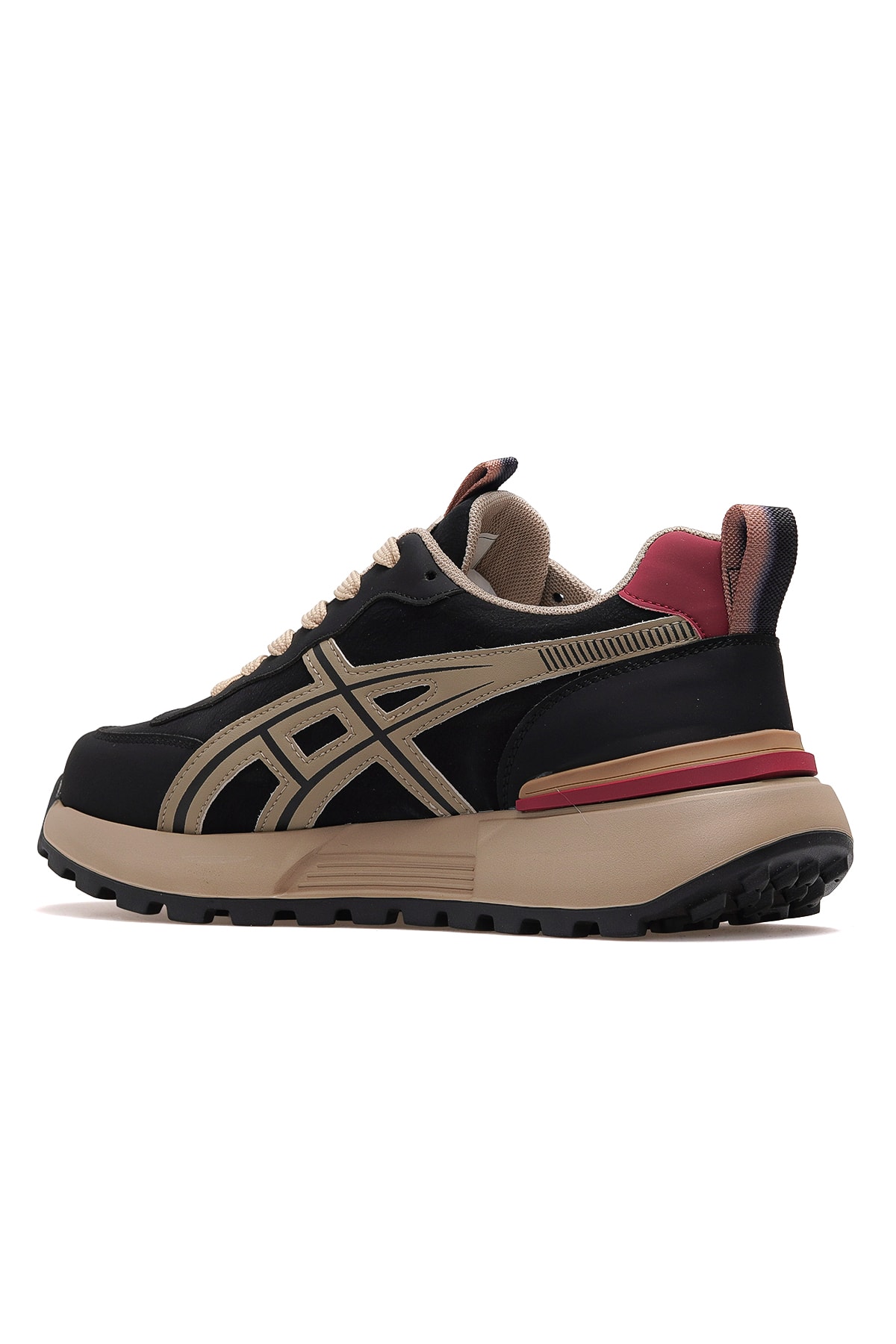 Erkek Deri Günlük Hafif Sneaker Ayakkabı 25K501-2 M - SİYAH