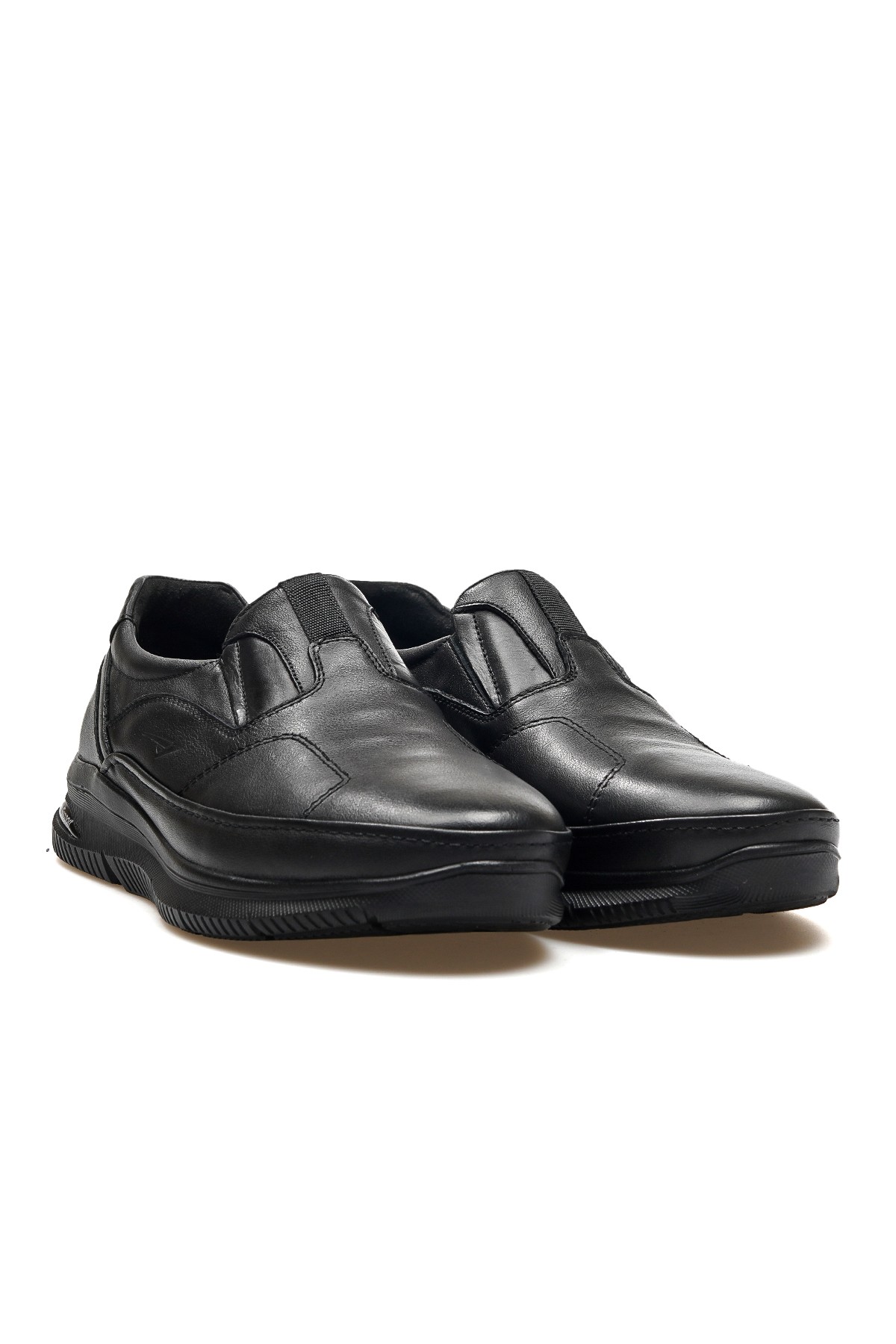For-halluks Erkek Hakiki Deri Ortopedik Comfort Günlük Ayakkabı 46109 M - SİYAH
