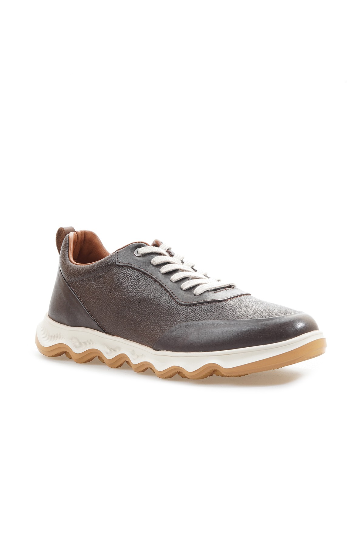 Yaşar Kaşlı Erkek Hakiki Deri Comfort Casual Günlük Ayakkabı (40-44) YKÖ-20414 M - KAHVE
