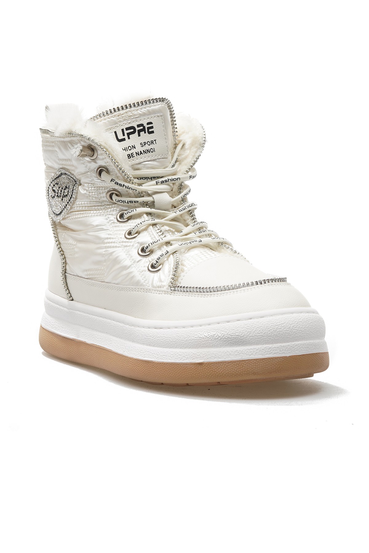 Guja Kadın Taş Detaylı Sneaker Günlük Bot (36-40) 23K321-7 Z - BEJ