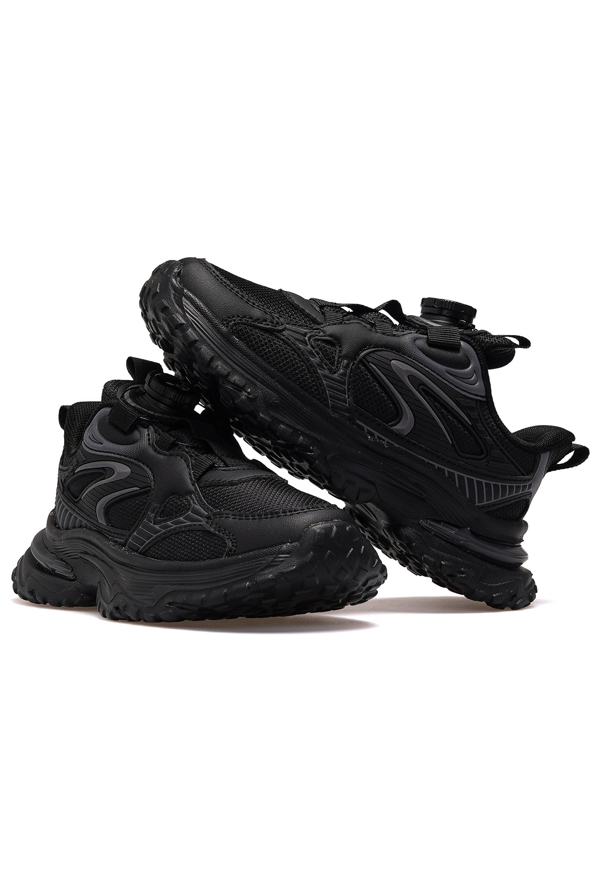Billy Erkek Çocuk Hafif Sneaker Spor Ayakkabı BUCK3053 - SİYAH