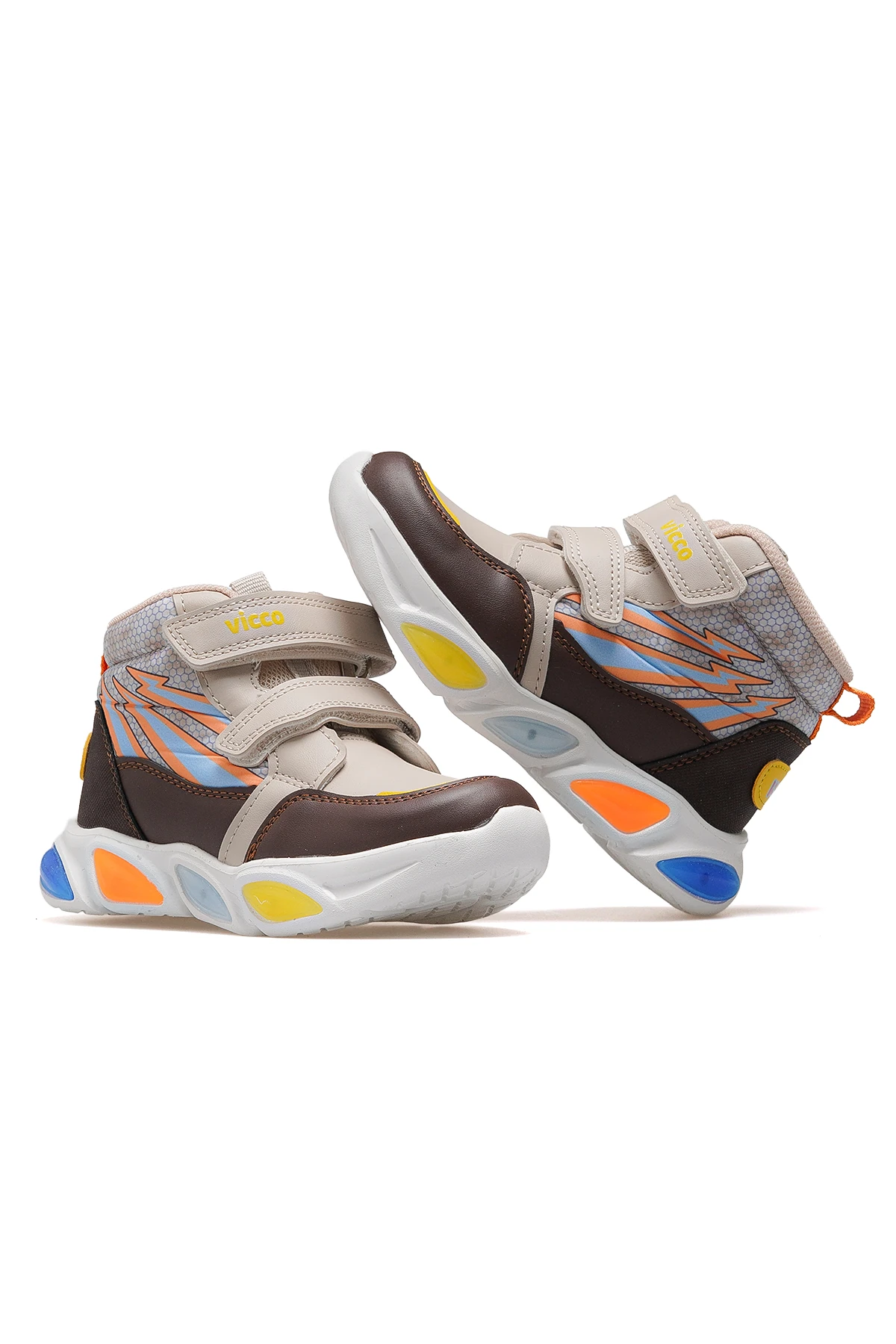 David Erkek Çocuk Işıklı Spor Bot 946.420 PE - BEJ