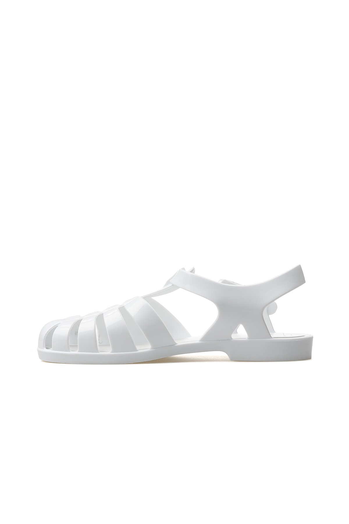 İgor Bıarrıtz Kaydırmaz Taban Kadın Sandalet (36-41) KS10258-BIARRITZ - BEYAZ RUGAN