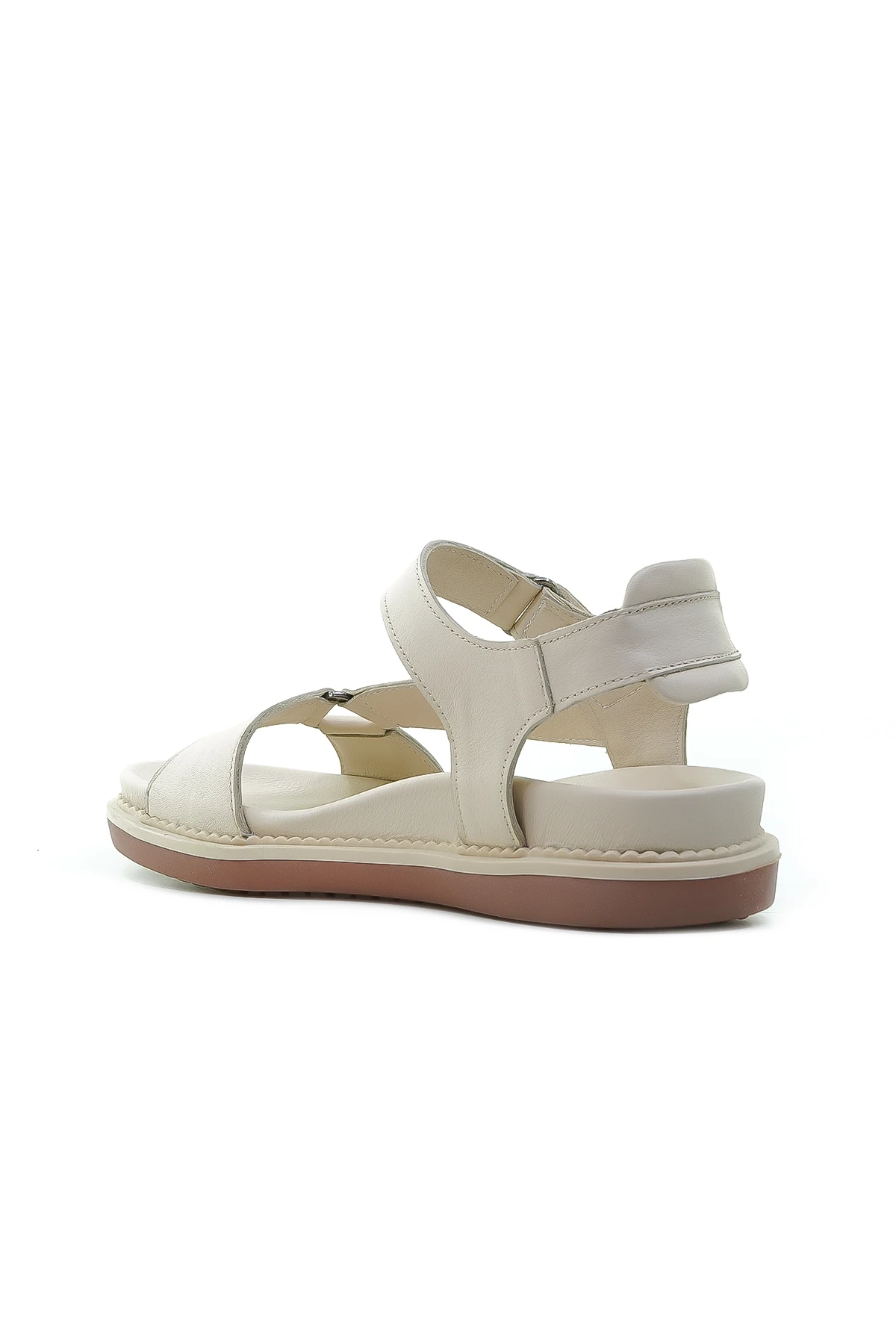 Venüs Kadın Hakiki Deri Ortopedik Comfort Casual Günlük Sandalet (36-40) 202064Y Z - BEJ