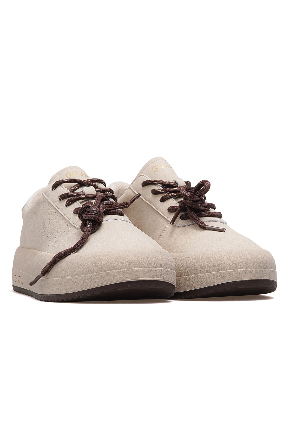 Kadın Deri Sneaker Ayakkabı 25K372 Z - NUBUK BEJ