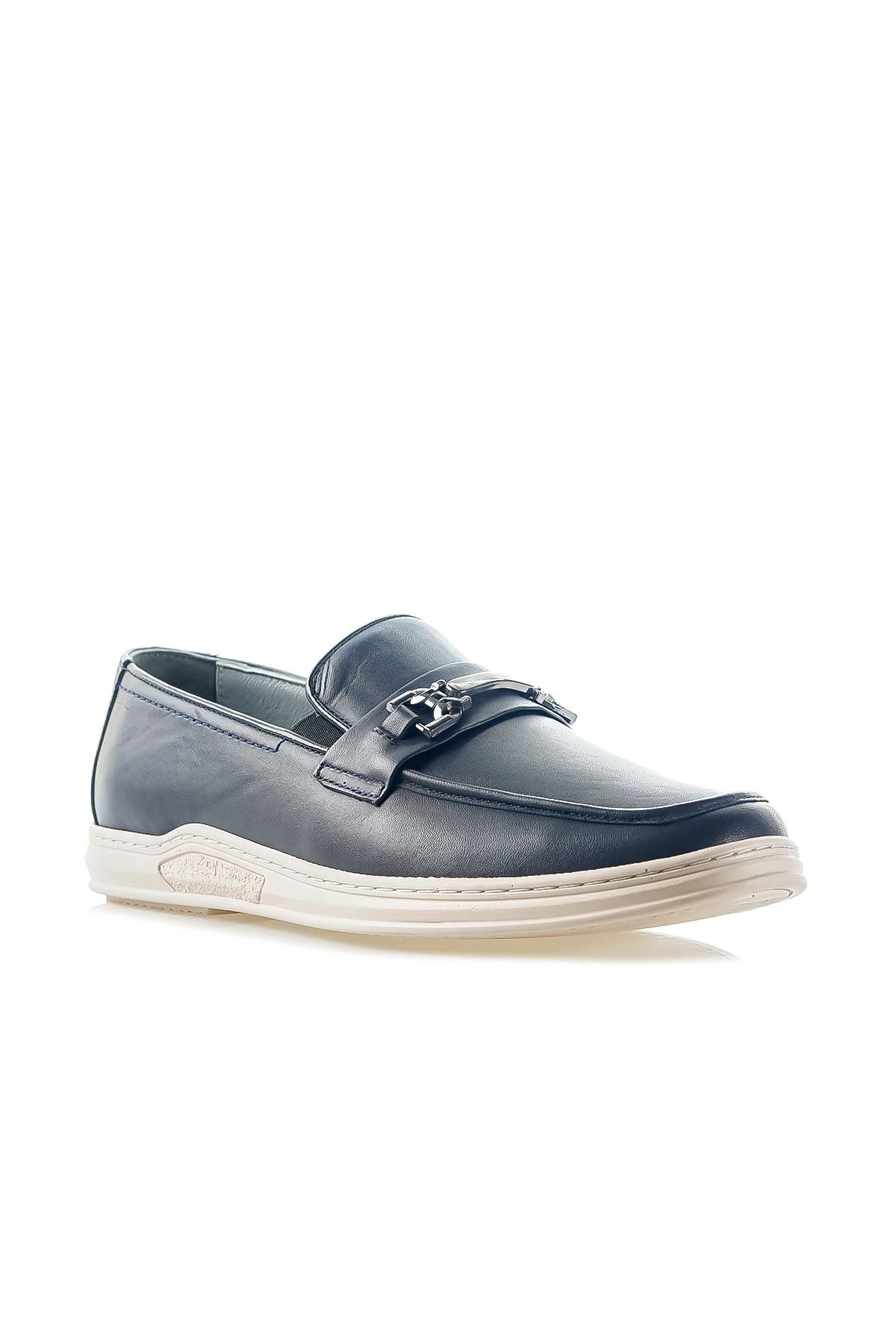 Pierre Cardin Erkek Hakiki Deri Toka Detaylı Loafer Günlük Ayakkabı (40-44) 191074 M - LACİVERT