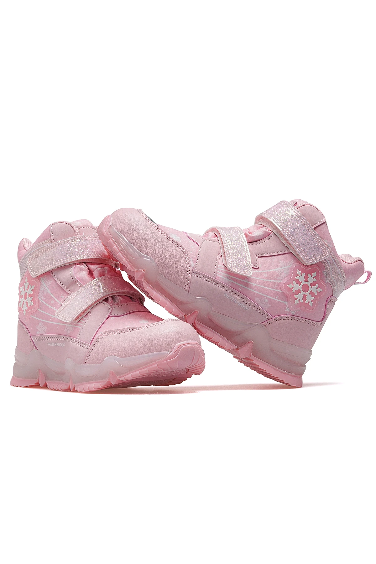 Snowy Kız Çocuk Waterproff Outdoor Işıklı Bot BUCK3034 - PEMBE