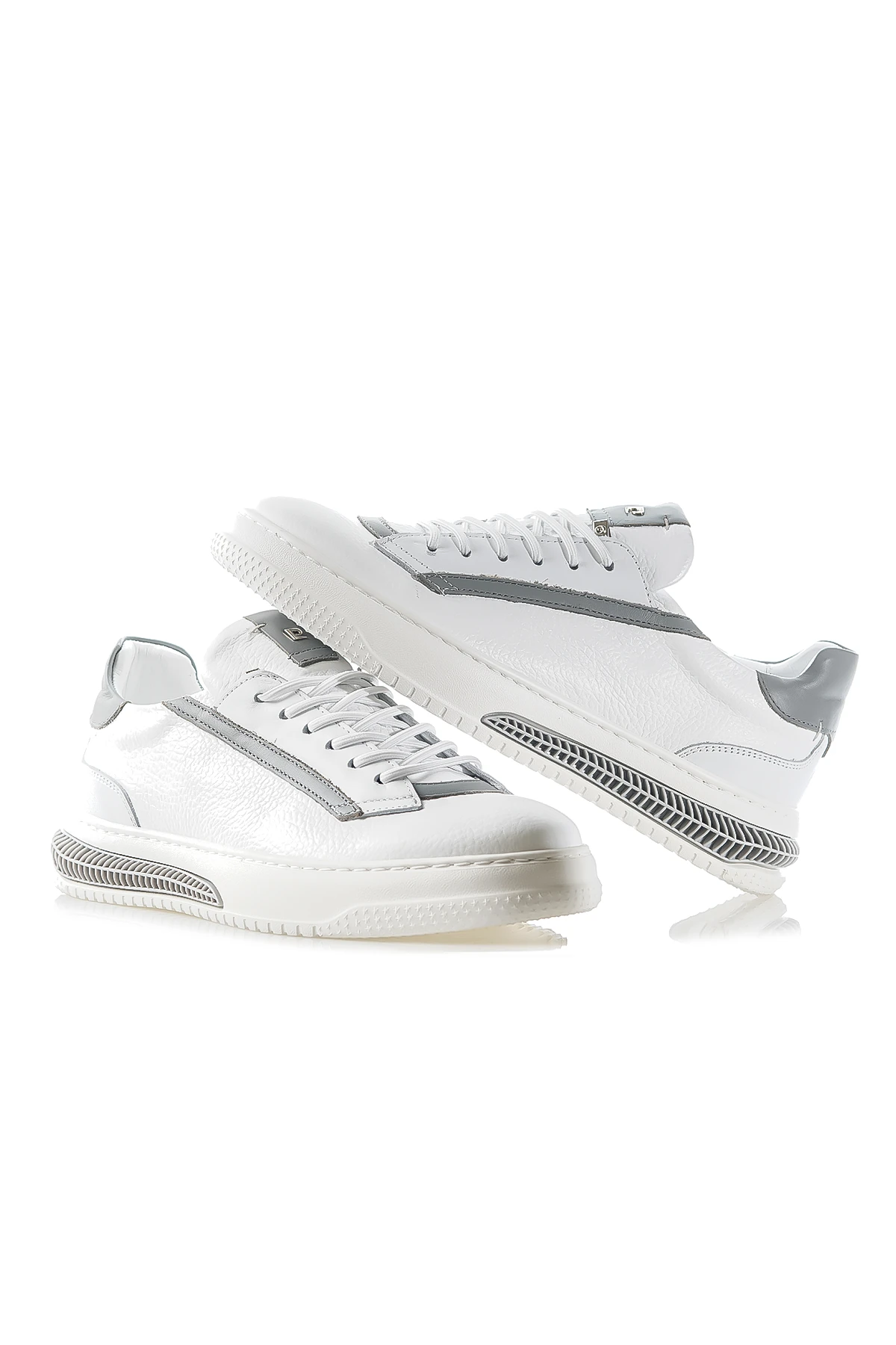 Pierre Cardin Erkek Hakiki Deri Snekaer Günlük Ayakabı (40-44) 335744 M - BEYAZ