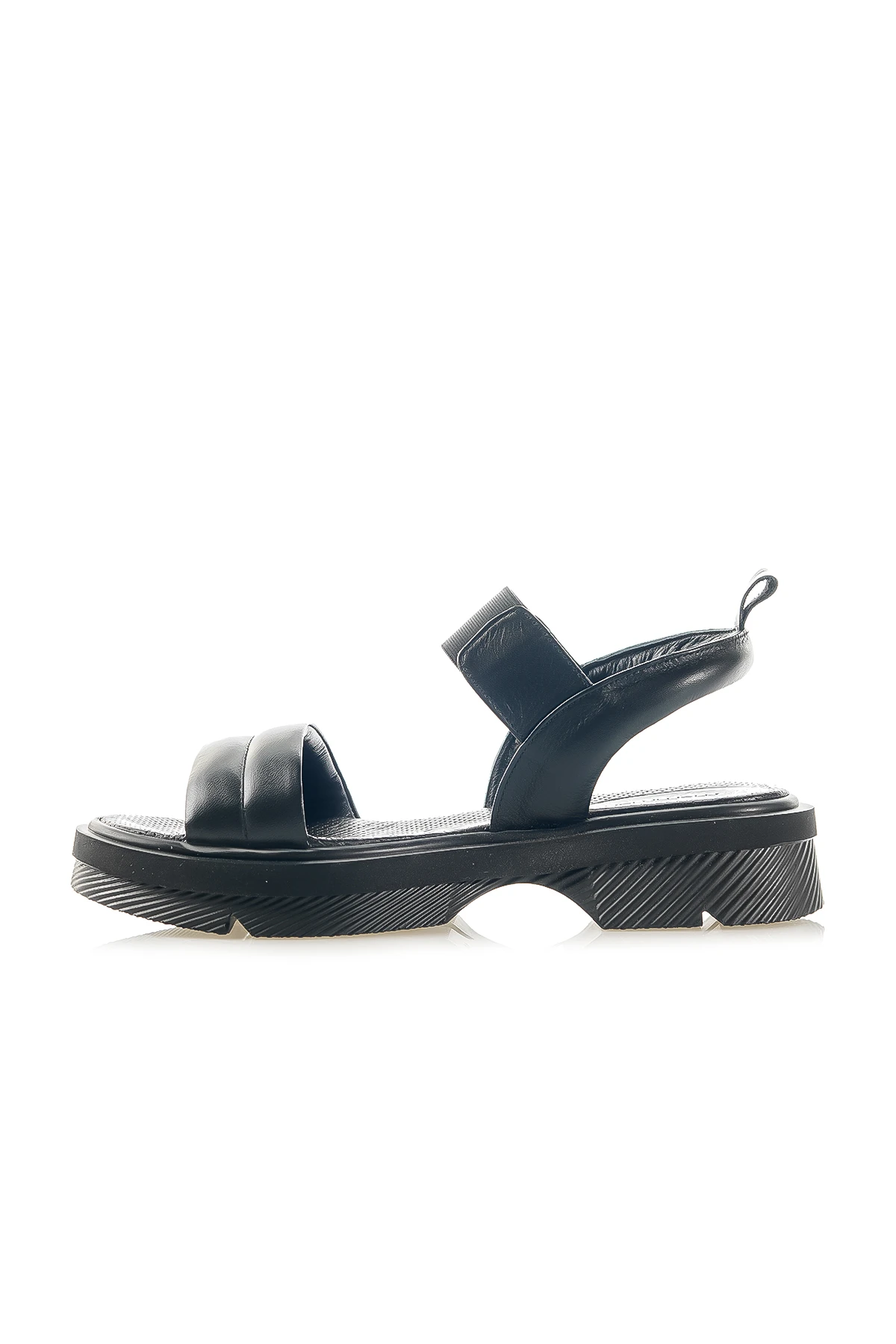 Mammamia Kadın Hakiki Deri Sneaker Günlük Sandalet (36-40) D24YS-1020 Z - SİYAH