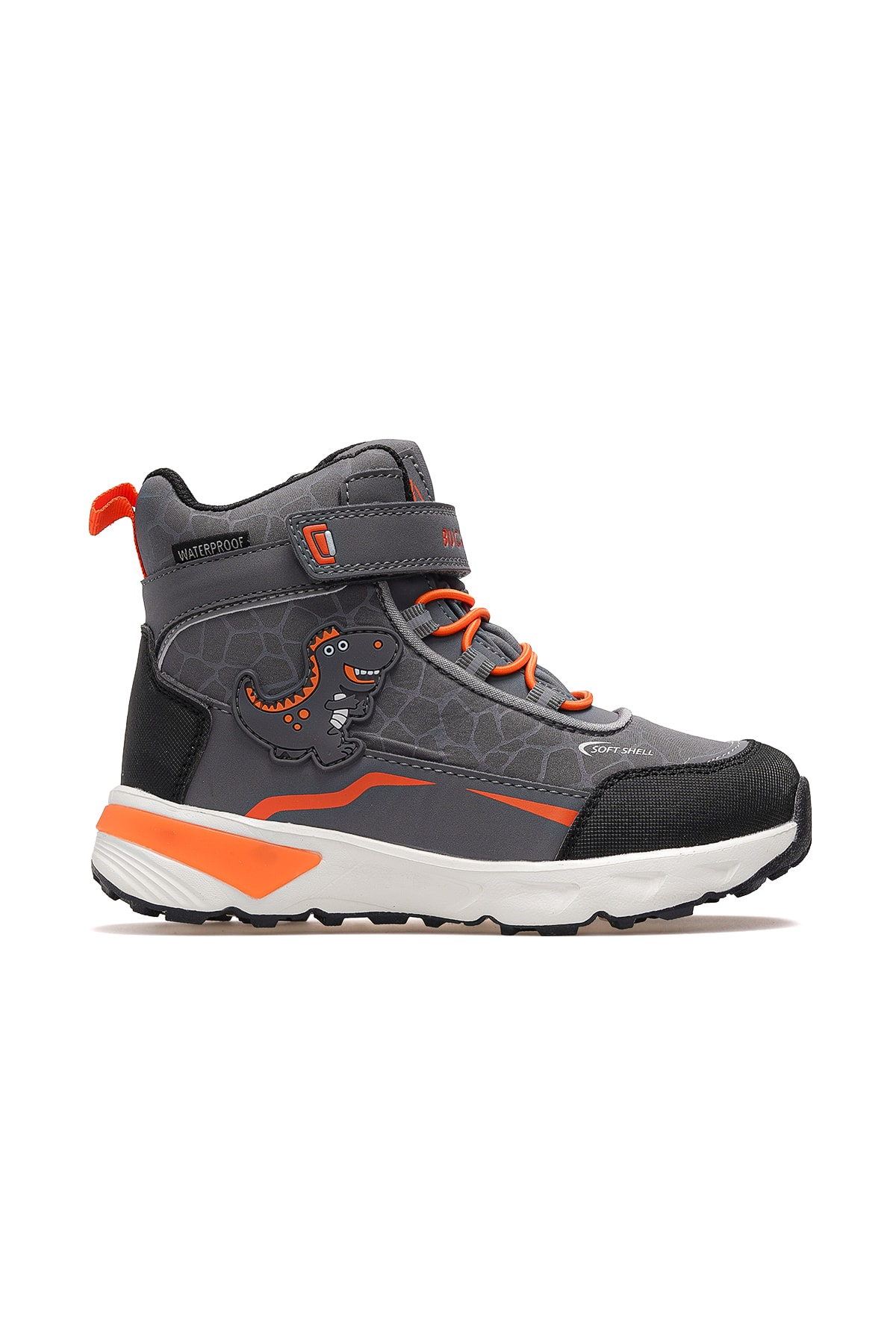 T-rex Erkek Çocuk Waterproff Işıklı Outdoor Bot BUCK3036 - GRİ