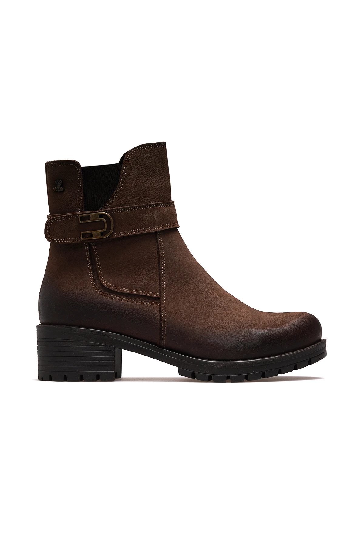 Kadın Hakiki Deri Casual Günlük Bot 3376K Z - VİZON NUBUK