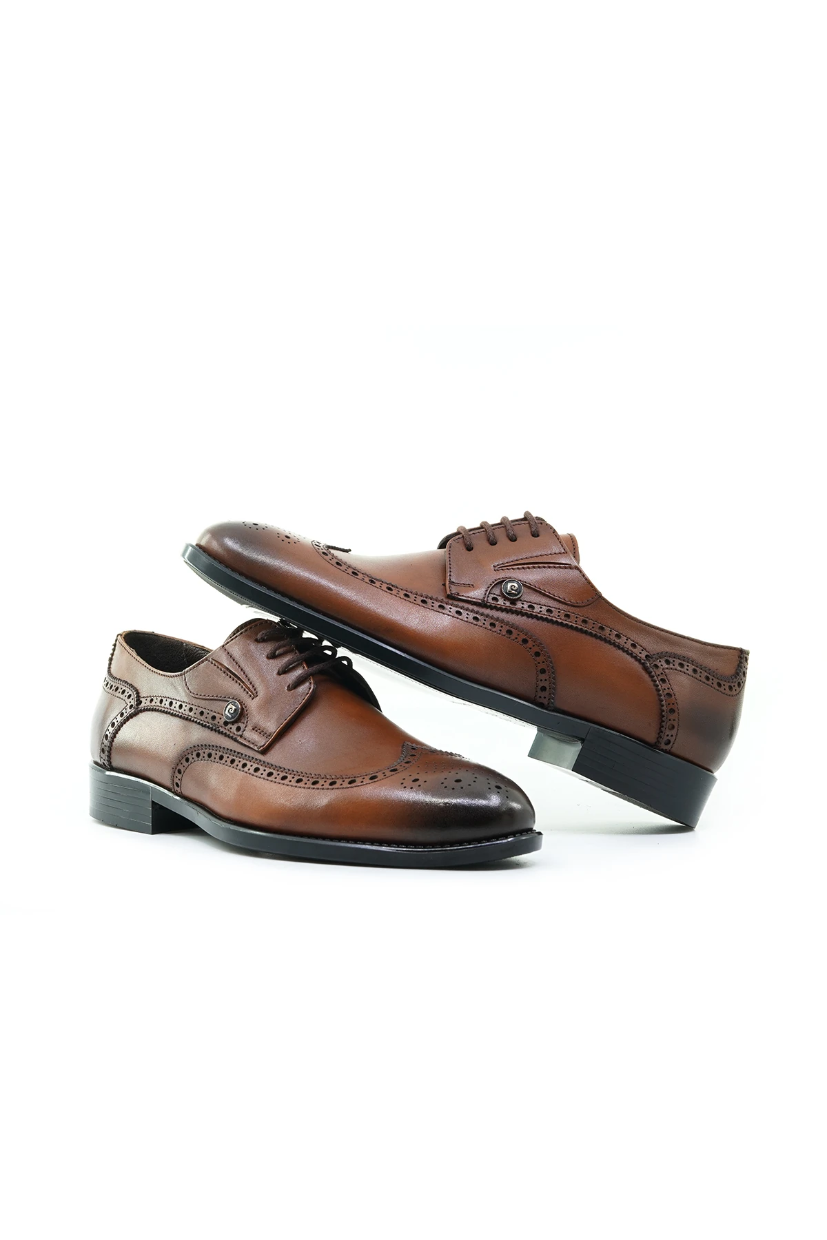 Pierre Cardin Erkek Hakiki Deri Klasik Günlük Ayakkabı (40-44) 63576 M - TABA