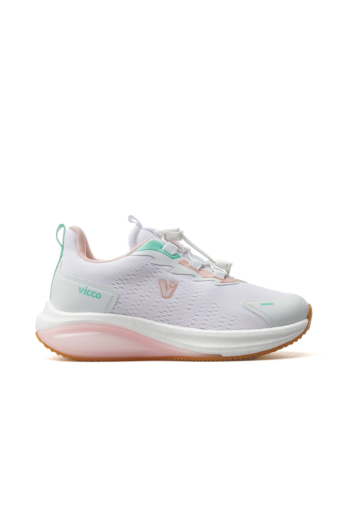 Knit Kız Çocuk Hafif Sneaker Spor Ayakkabı - BEYAZ