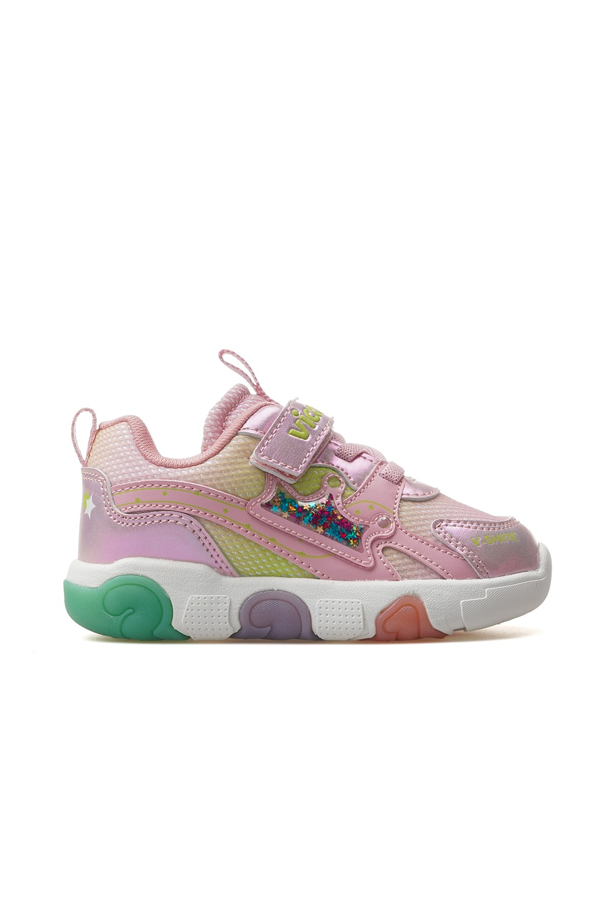 Queen Kız Çocuk Işıklı Hafif Sneaker Spor Ayakkabı 346.180 PK - PUDRA