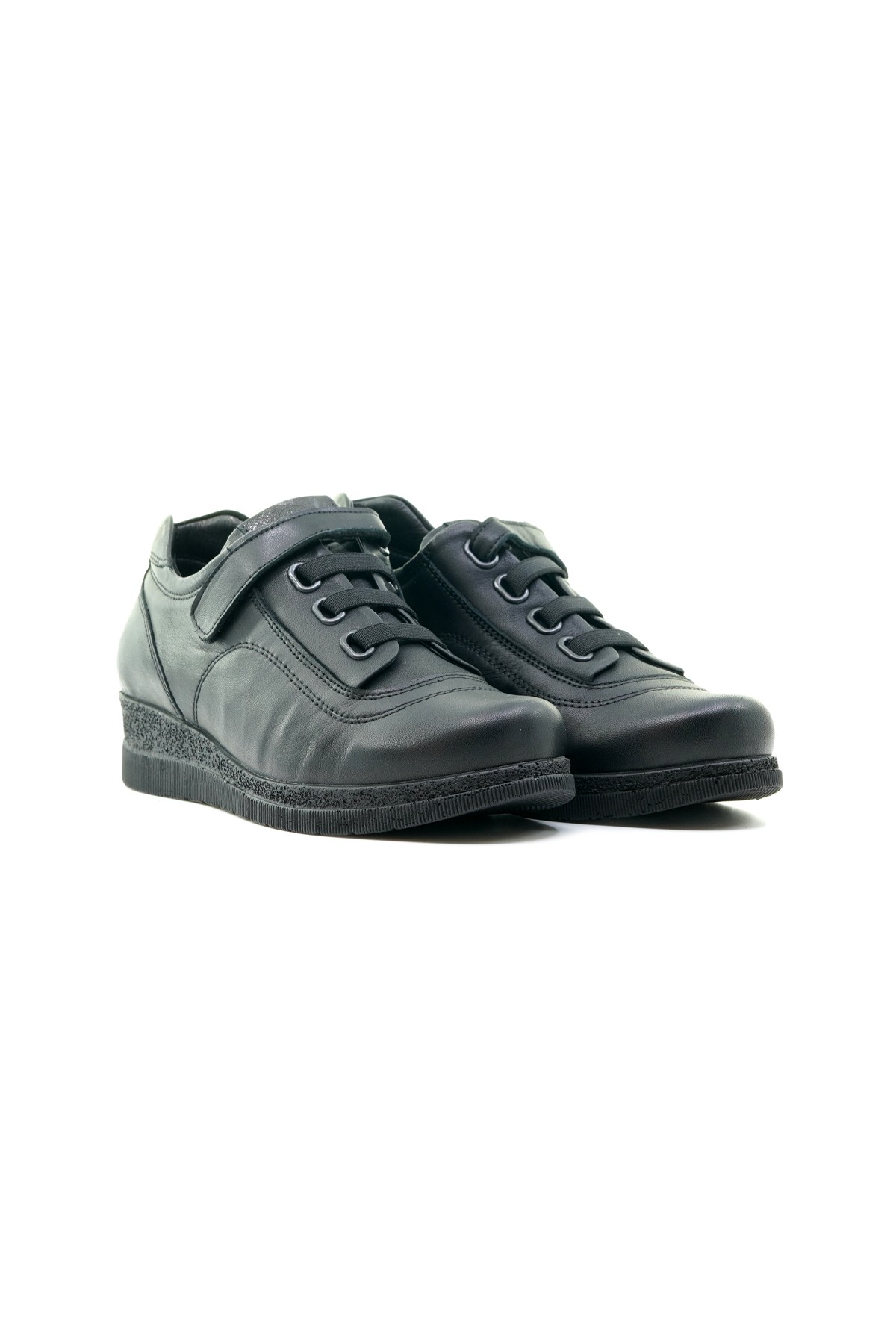 Mammamia Kadın Hakiki Deri Comfort Casual Günlük Ayakkabı (36-40) D24YA-3775 Z - SİYAH