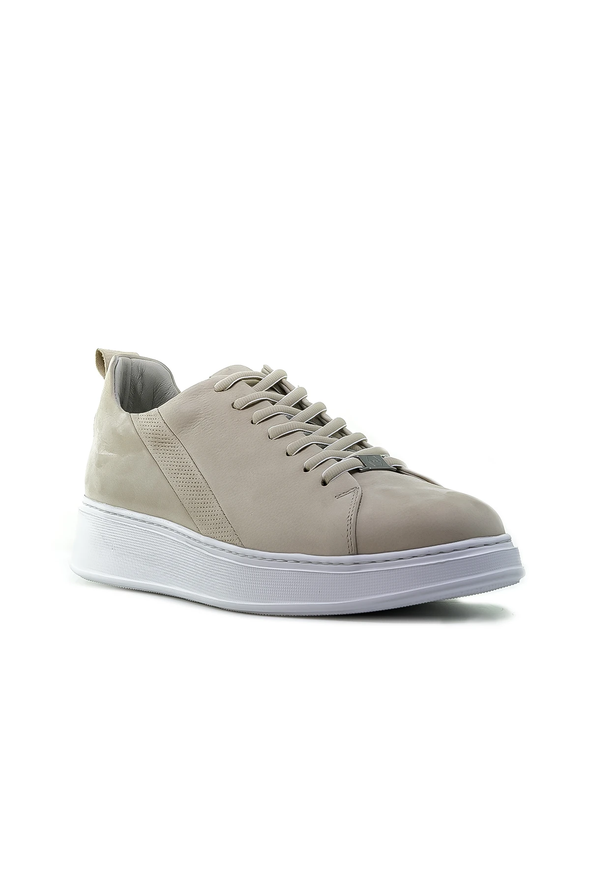 Yaşar Kaşlı Erkek Hakiki Deri Sneaker Günlük Ayakkabı (40-45) YKŞ-1539-2225 M - BEJ NUBUK