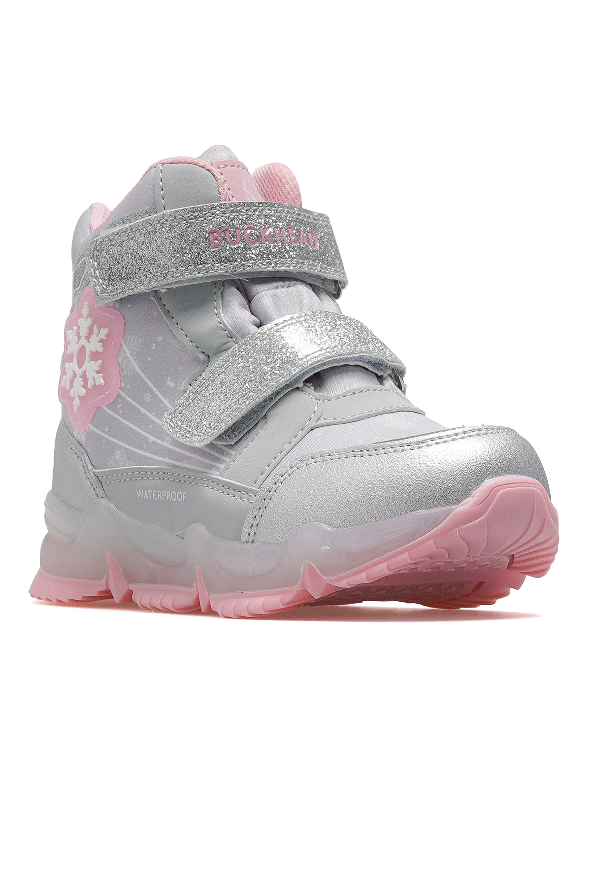 Snowy Kız Çocuk Waterproff Outdoor Işıklı Bot BUCK3034 - GRİ