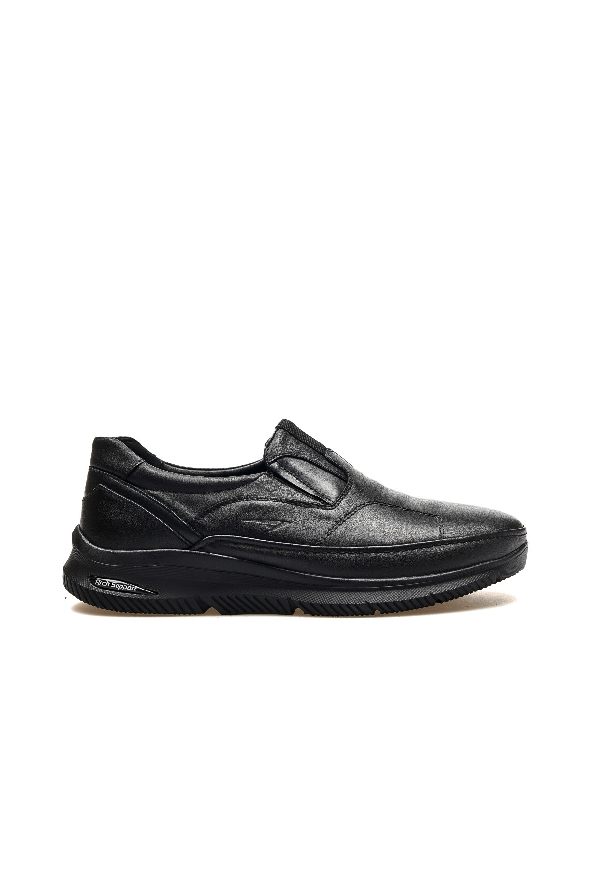 For-halluks Erkek Hakiki Deri Ortopedik Comfort Günlük Ayakkabı 46109 M - SİYAH