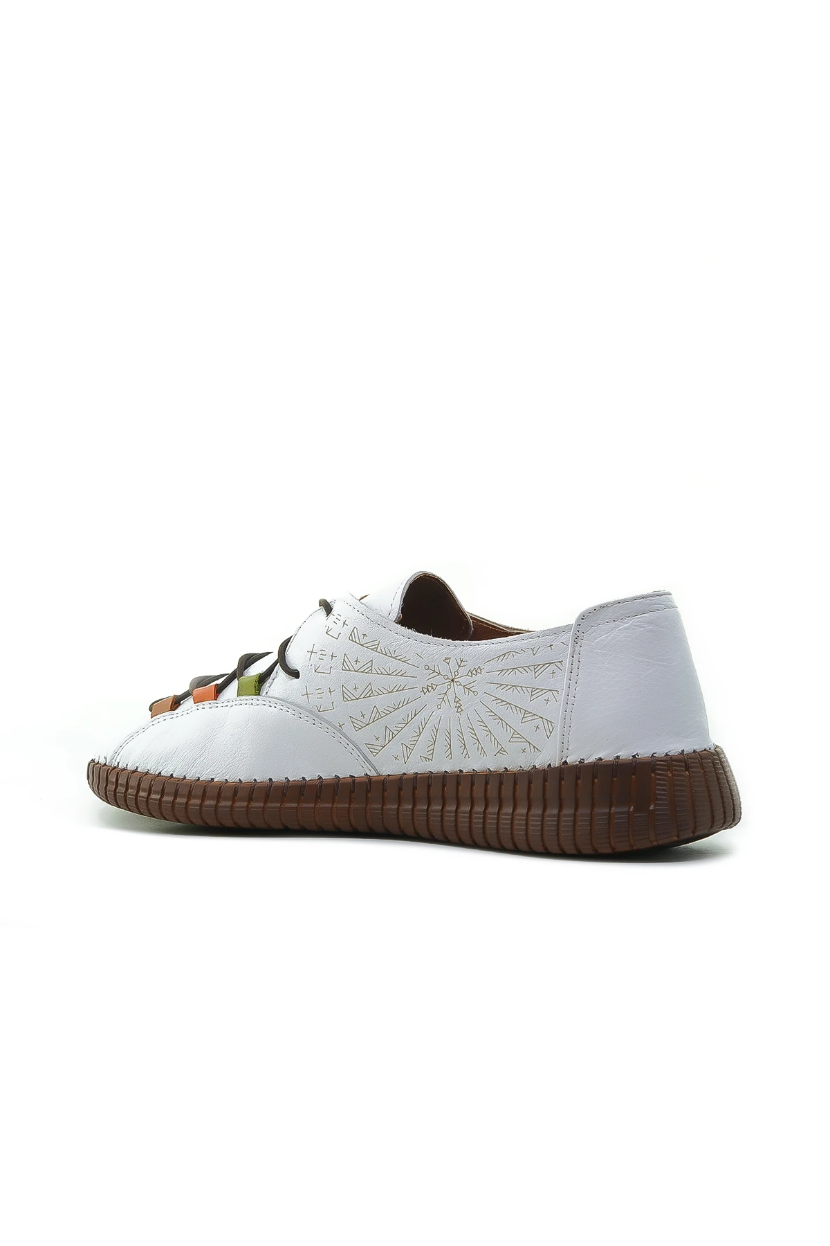 Venüs Kadın Hakiki Deri Casual Günlük Ayakkabı (36-40) 24370001Y Z - BEYAZ