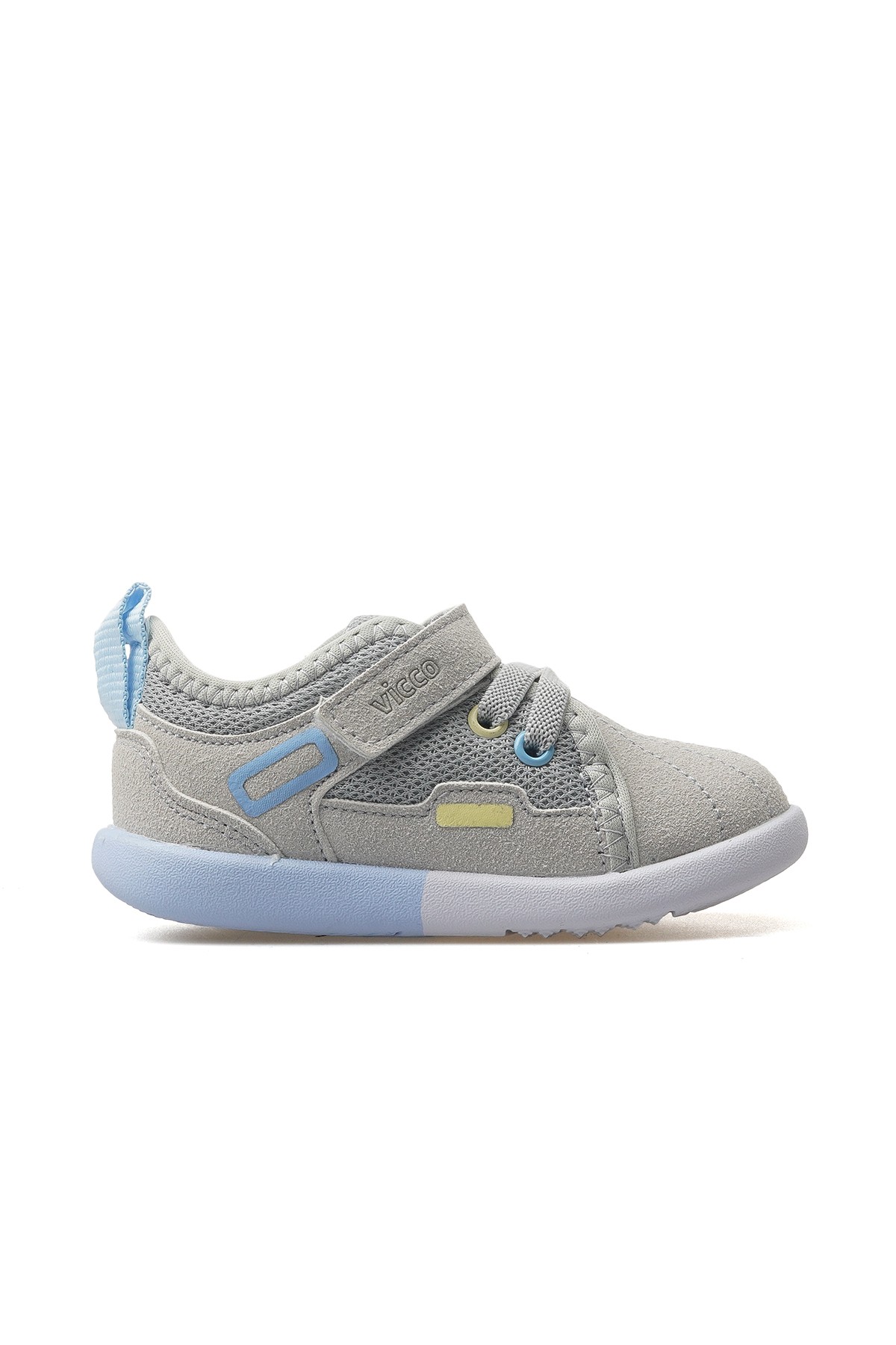 Curset Erkek Çocuk İlk Adım Sneaker Ayakkabı - GRİ