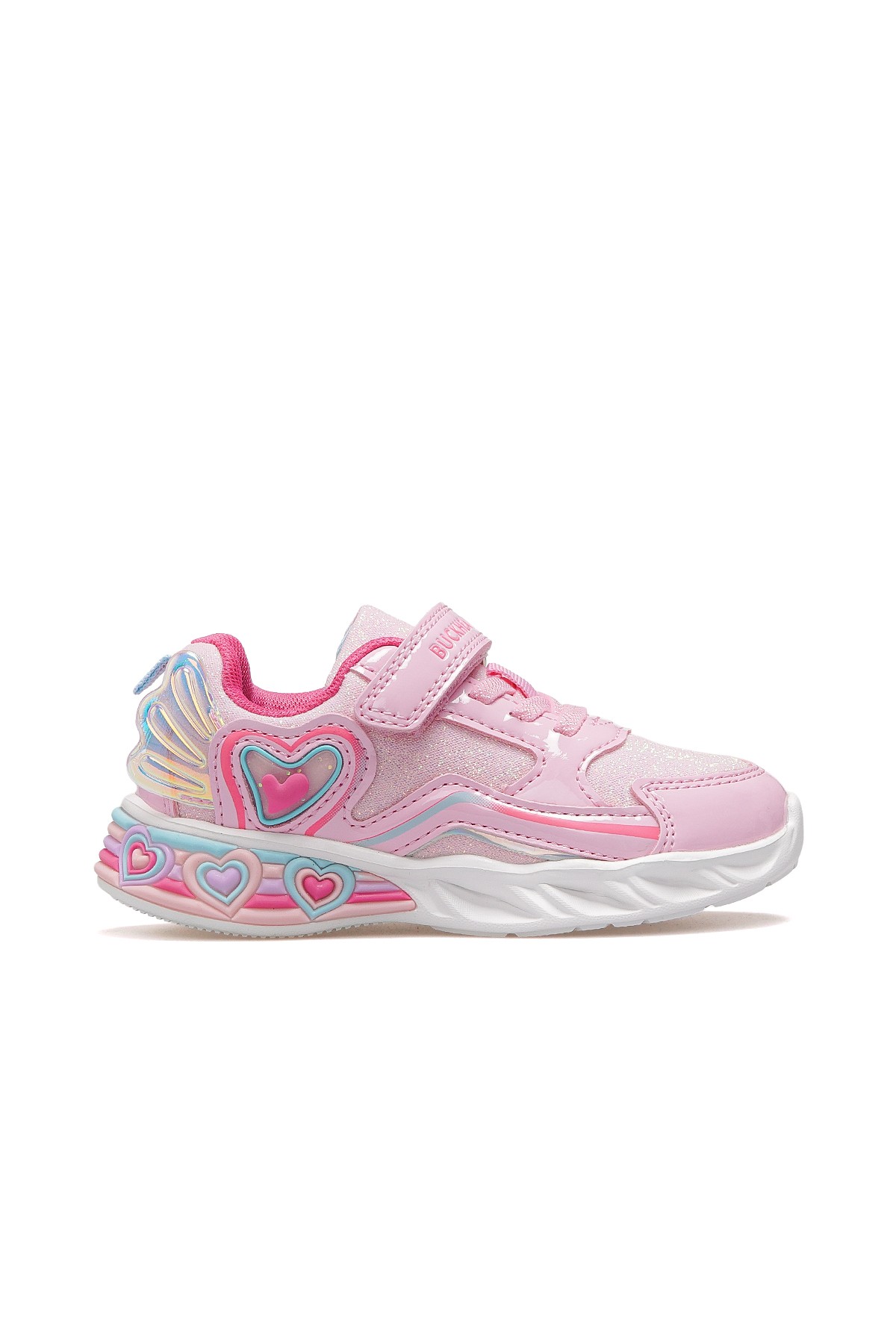 Berry Kız Çocuk Hafif Işıklı Sneaker Spor Ayakkabı BUCK3046 - PEMBE