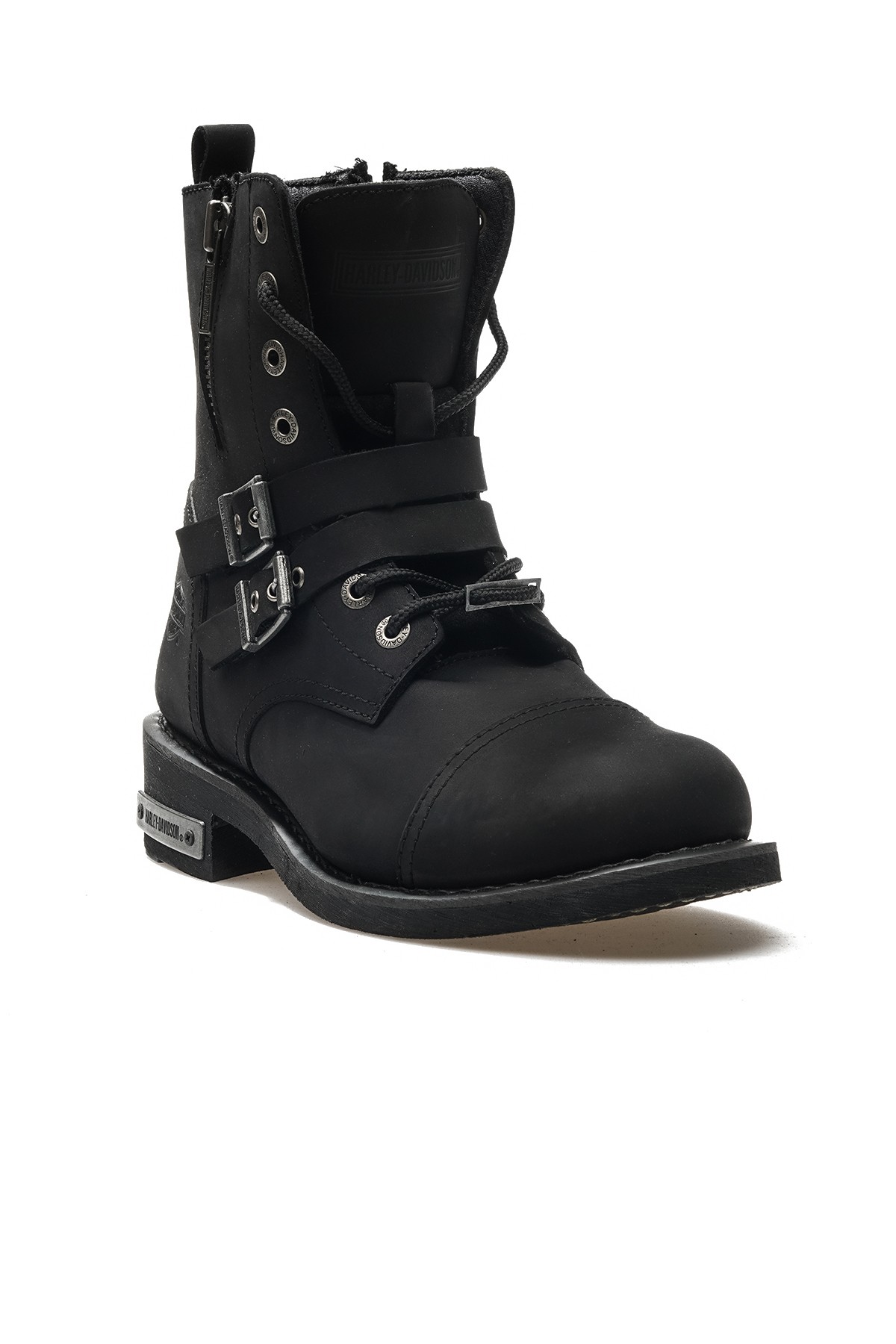 Harley Davidson Erkek Toka Detaylı Postal Günlük Bot (40-45) AUSTİN M - SİYAH NUBUK