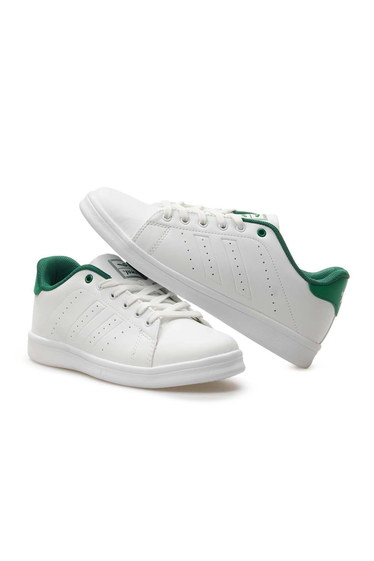 Jump Unısex Sneaker Spor Ayakkabı (36-40) 15306 Z - BEYAZ/YEŞİL
