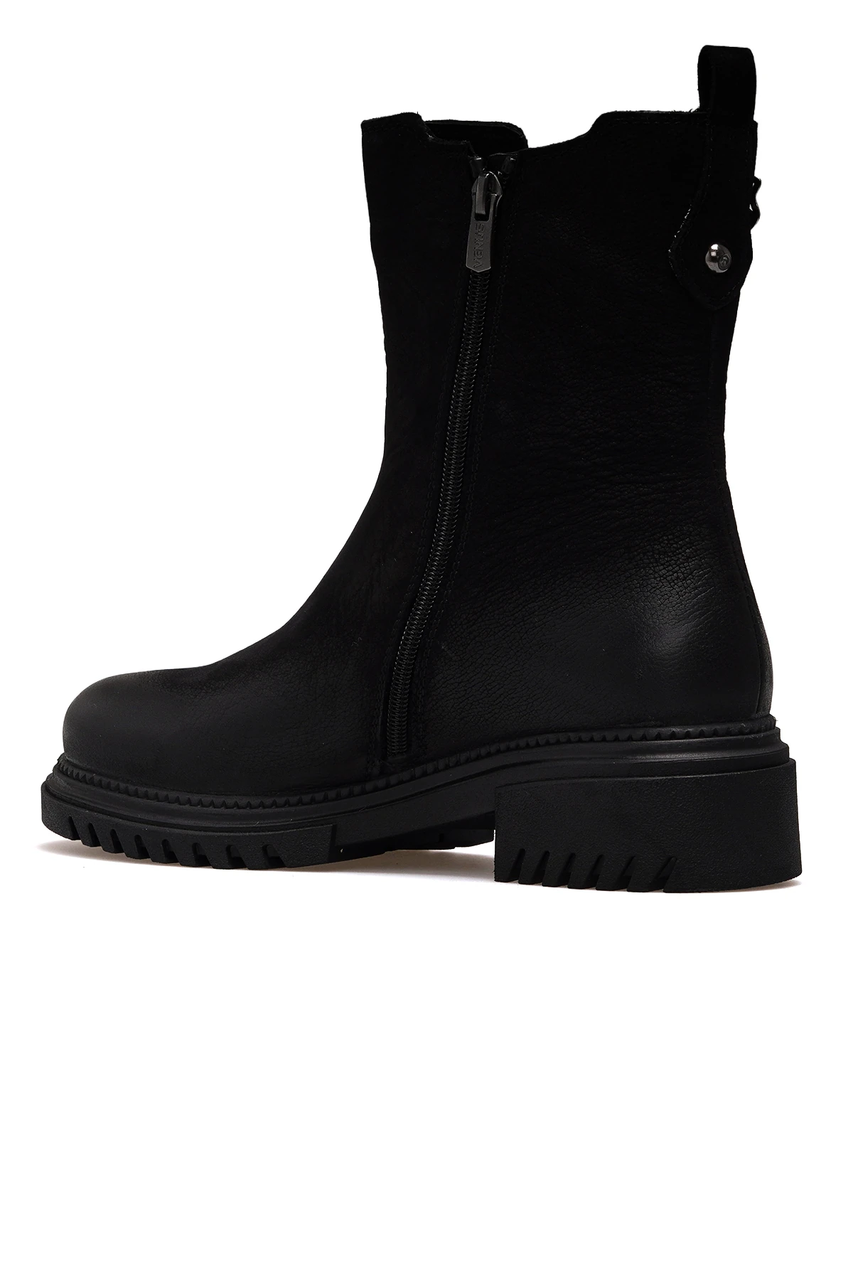 Kadın Hakiki Deri Casual Günlük Bot 1950864K Z - SİYAH NUBUK