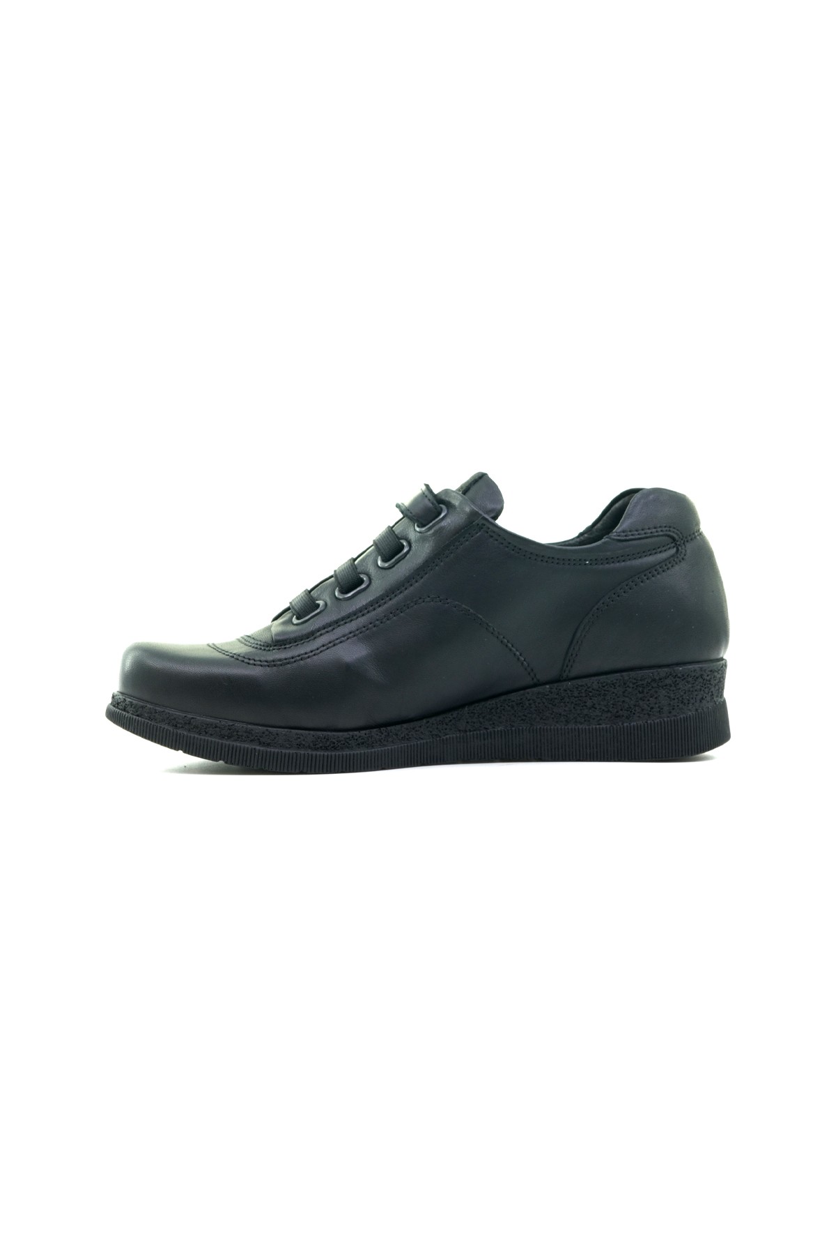 Mammamia Kadın Hakiki Deri Comfort Casual Günlük Ayakkabı (36-40) D24YA-3775 Z - SİYAH
