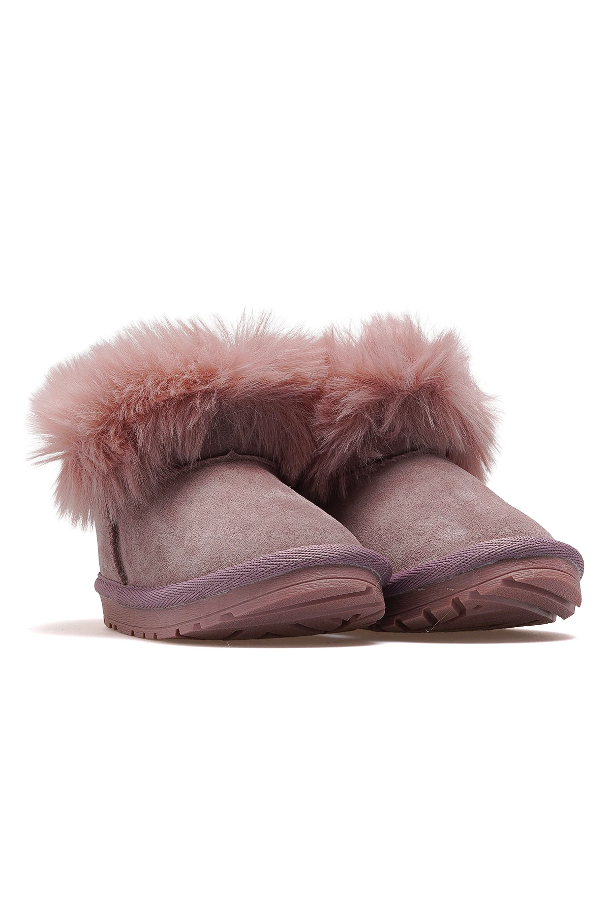 Func Kız Çocuk Tüylü Günlük Bot BUCK3062 - PEMBE