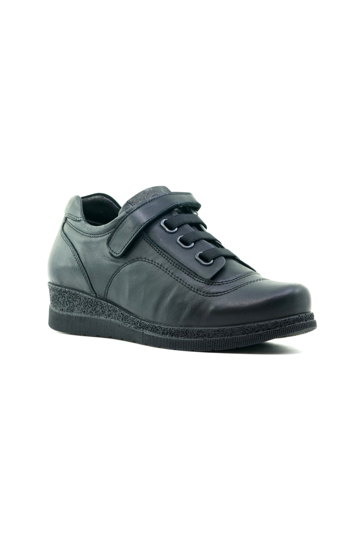 Mammamia Kadın Hakiki Deri Comfort Casual Günlük Ayakkabı (36-40) D24YA-3775 Z - SİYAH