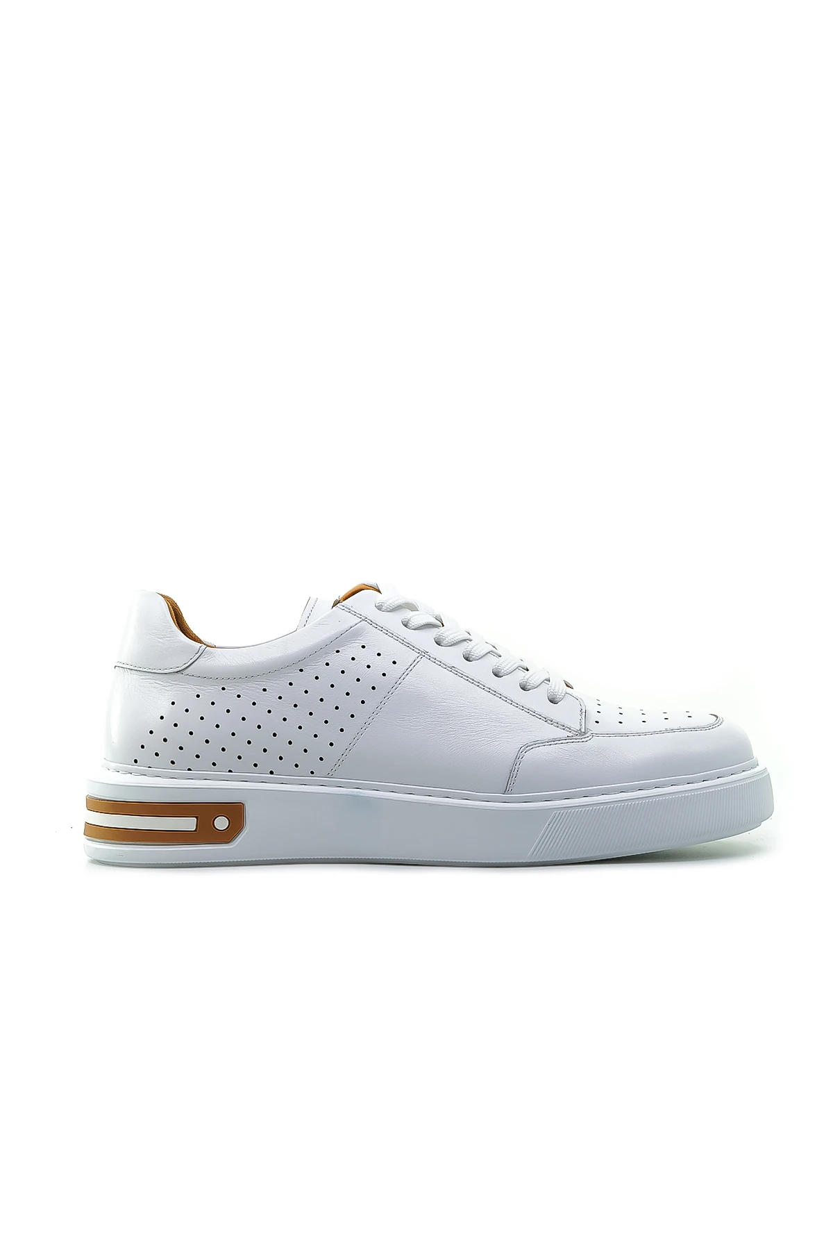 Libero Erkek Hakiki Deri Sneaker Casual Ayakkabı (40-44) L3787 M - BEYAZ