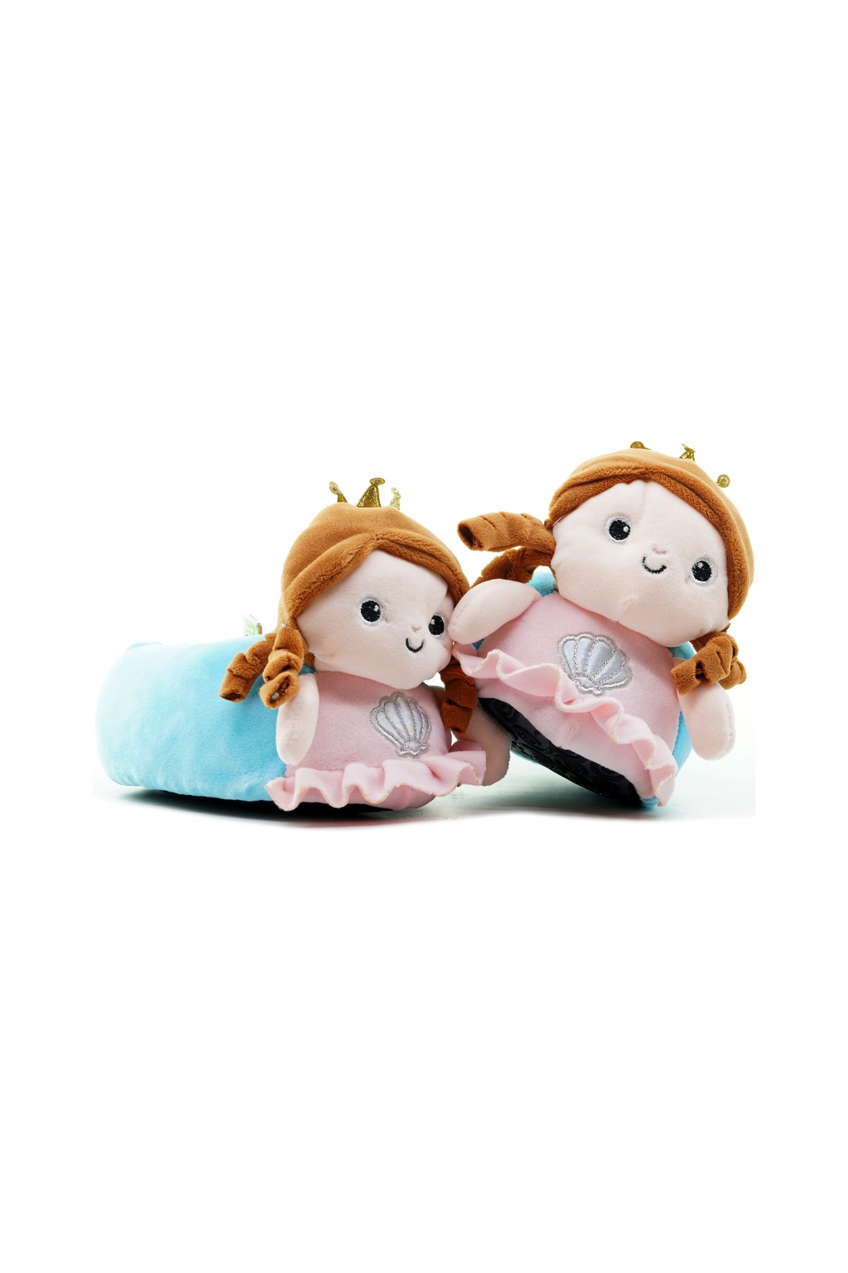 Twıgy Candy Kız Çocuk Hayvanlı Panduf (22-29) T-CANDY PK - MAVİ