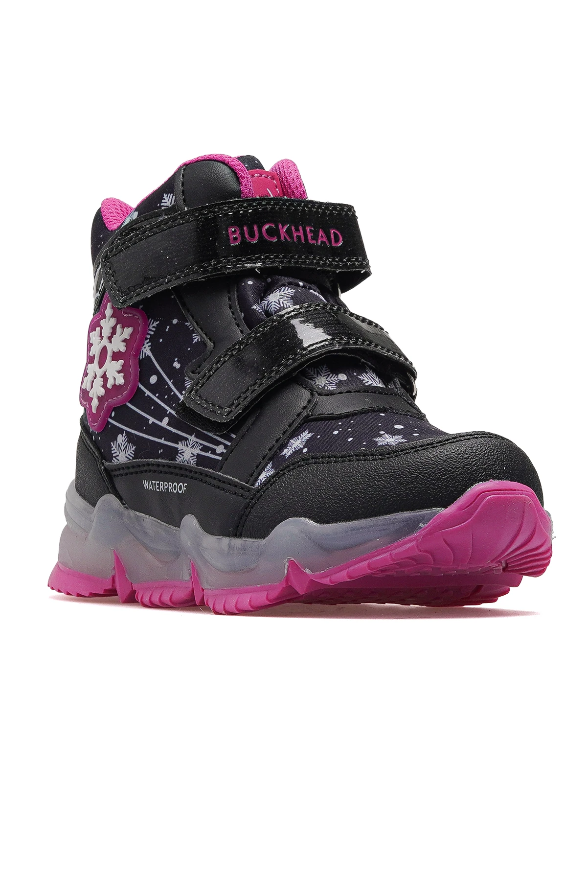 Snowy Kız Çocuk Waterproff Outdoor Işıklı Bot BUCK3034 - SİYAH