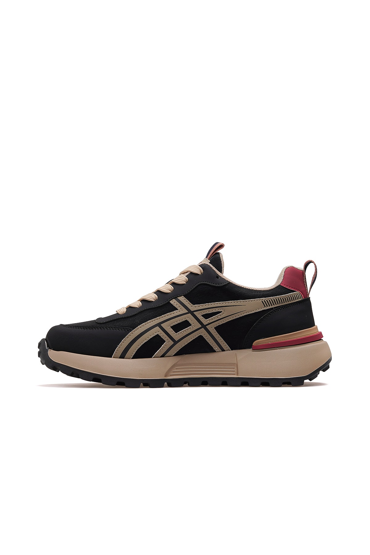 Erkek Deri Günlük Hafif Sneaker Ayakkabı 25K501-2 M - SİYAH