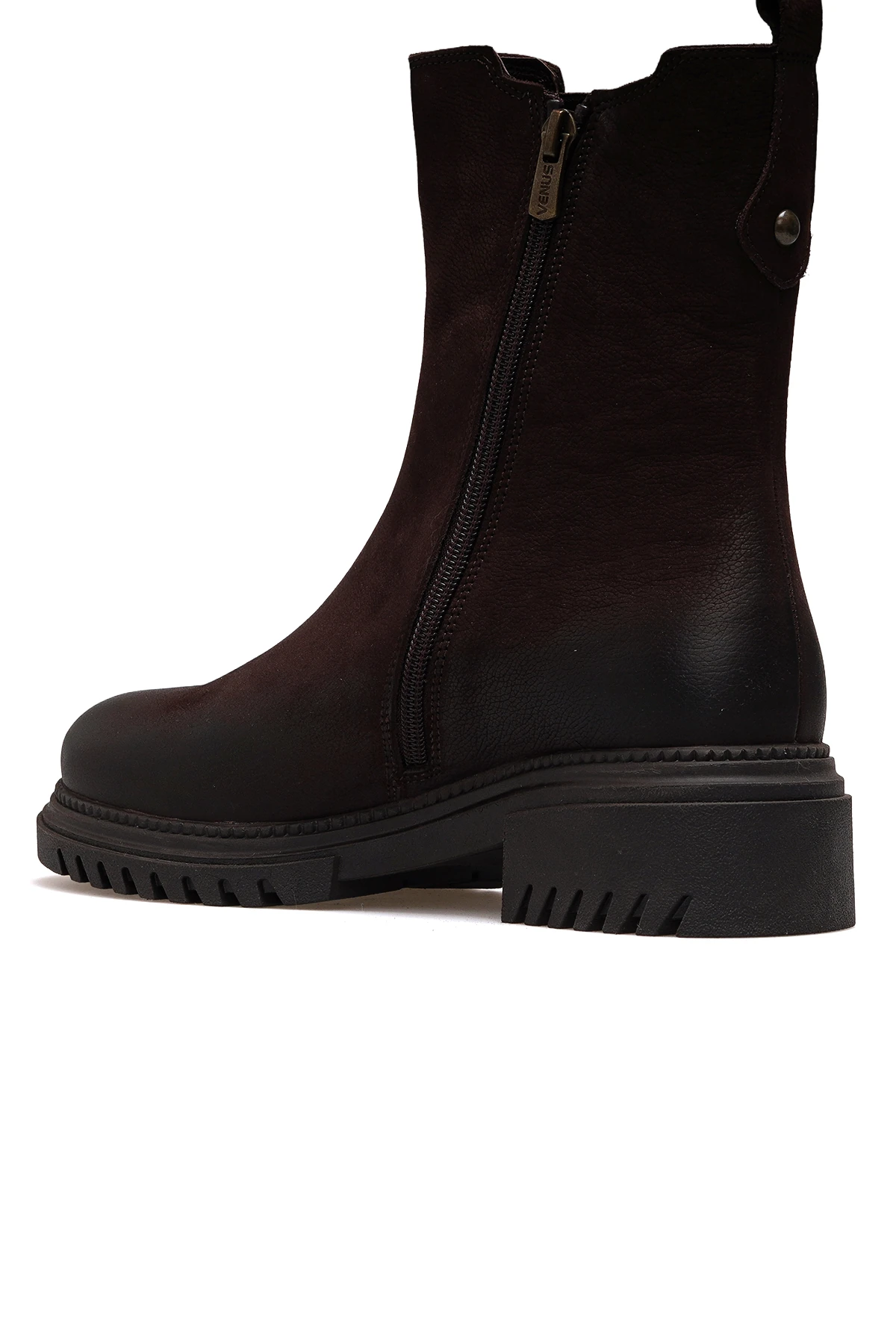 Kadın Hakiki Deri Casual Günlük Bot 1950864K Z - KAHVE NUBUK