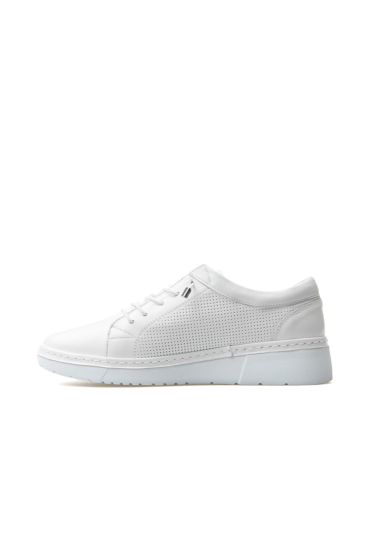 Kadın Hakiki Deri Günlük Sneaker Ayakkabı 25150012Y Z - BEYAZ