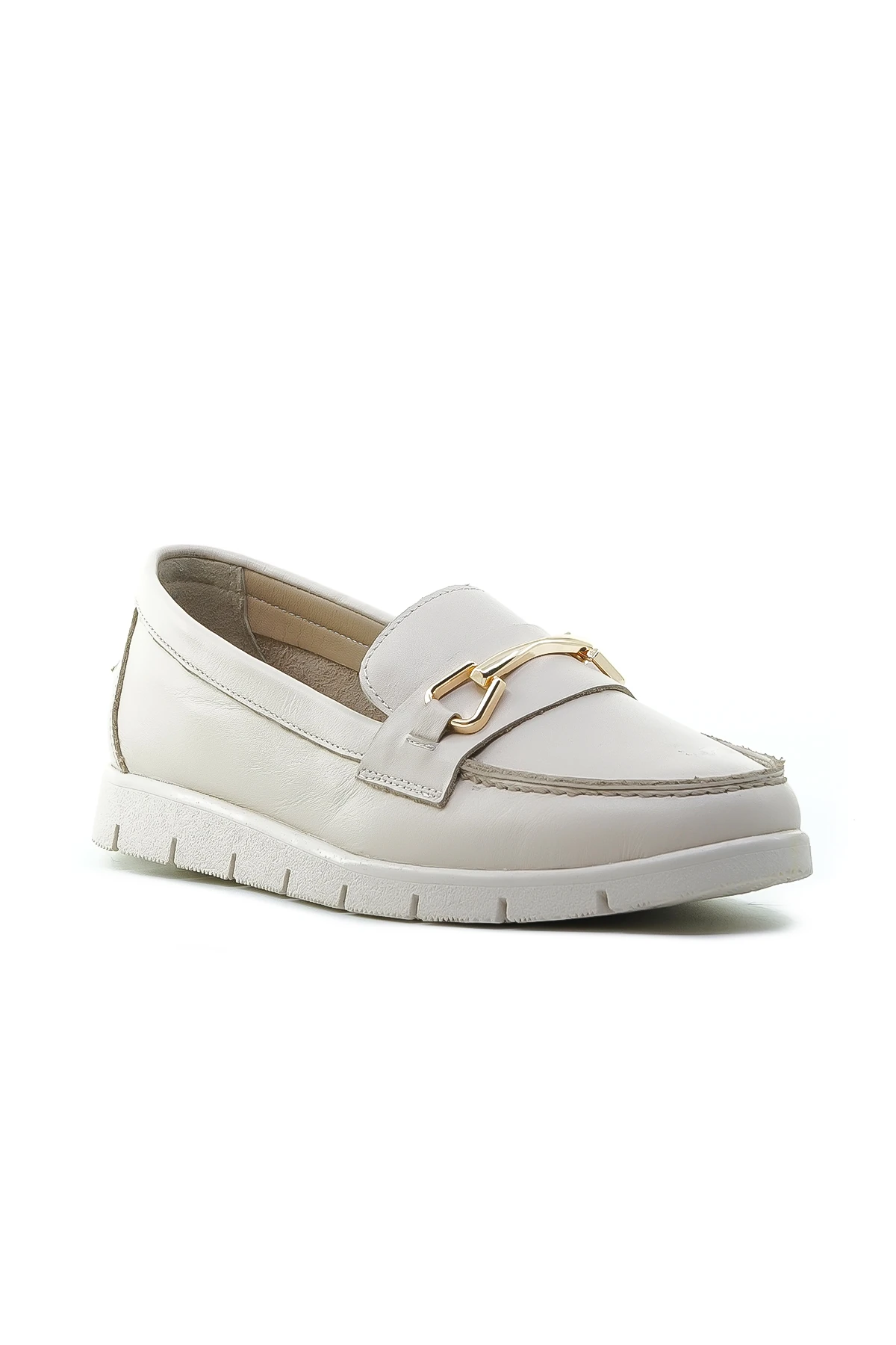 Venüs Kadın Hakiki Deri Toka Detaylı Günlük Babet (36-40 24075604Y Z - BEJ