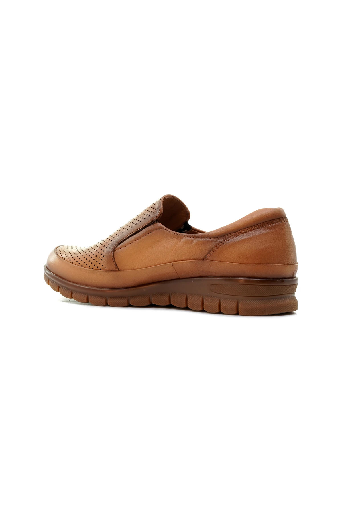 Mammamia Kadın Hakiki Deri Ortopedik Taban Comfort Günlük Babet (36-40) D24YA-880 Z - TABA