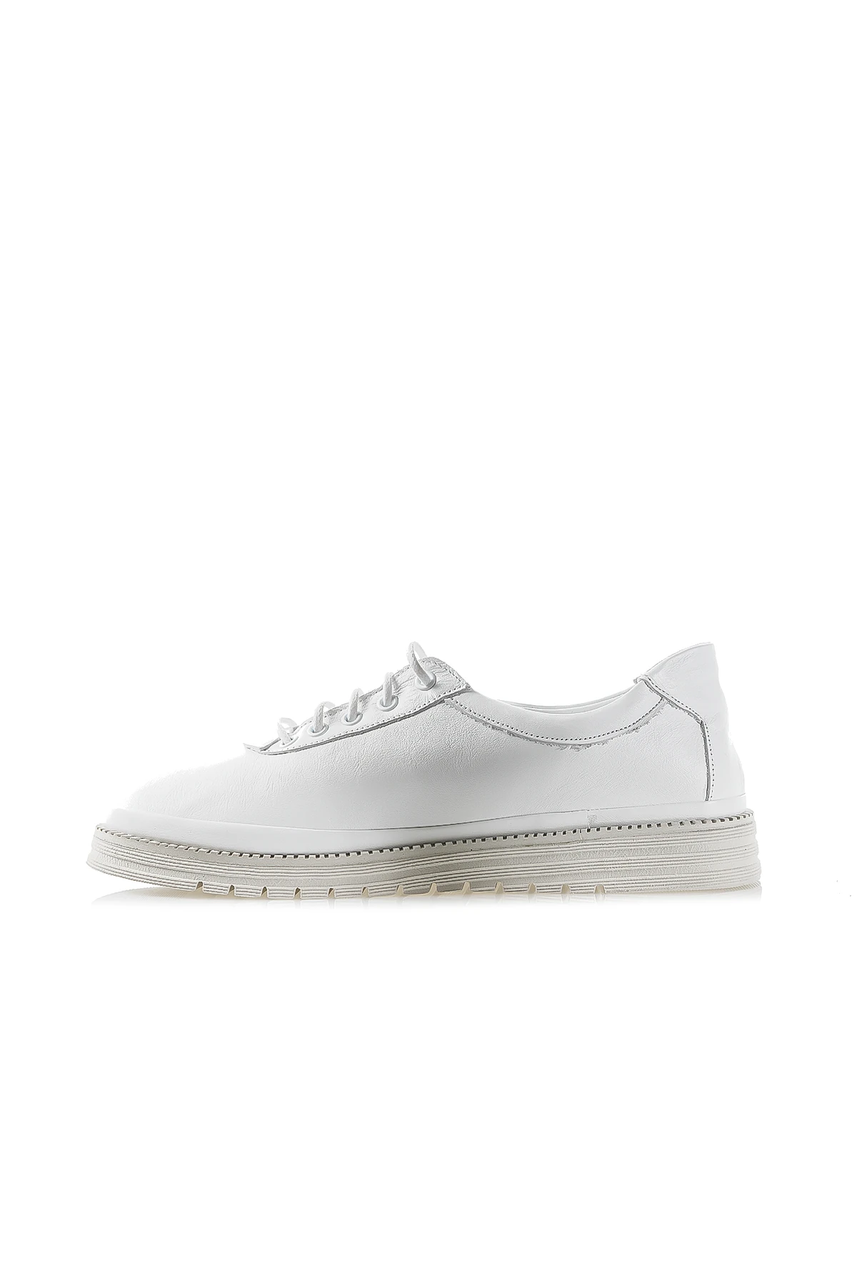 Mammamia Kadın Hakiki Deri Casual Günlük Ayakkabı (36-40) D24YA-100 Z - BEYAZ