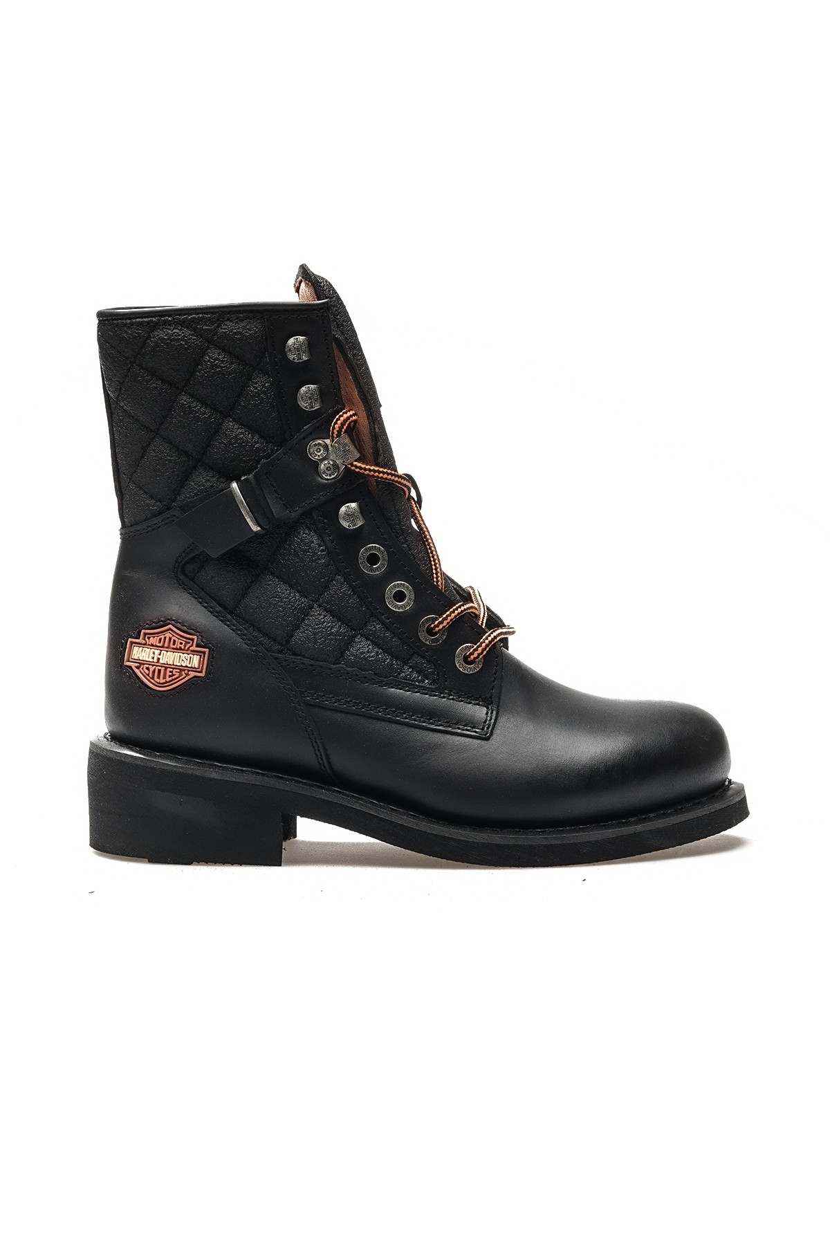 Harley Davidson Unısex Hakiki Deri Günlük Bot (36-40) NEW WORKER U - SİYAH