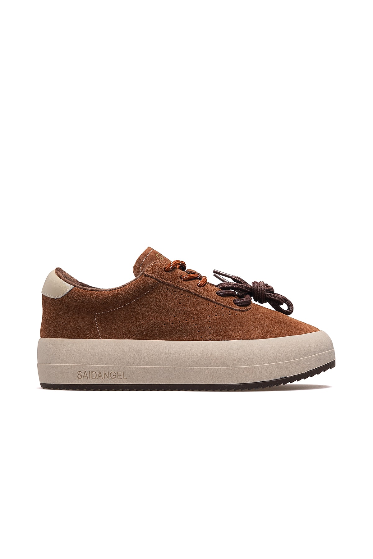 Kadın Deri Sneaker Ayakkabı 25K372 Z - CAMEL NUBUK
