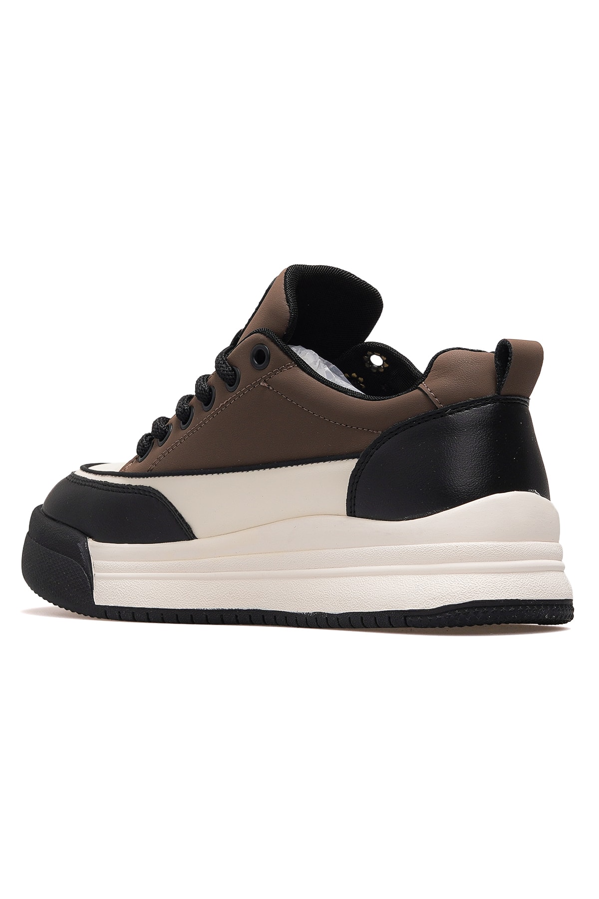 Kadın Deri Sneaker Bot 25K301 Z - KAHVE