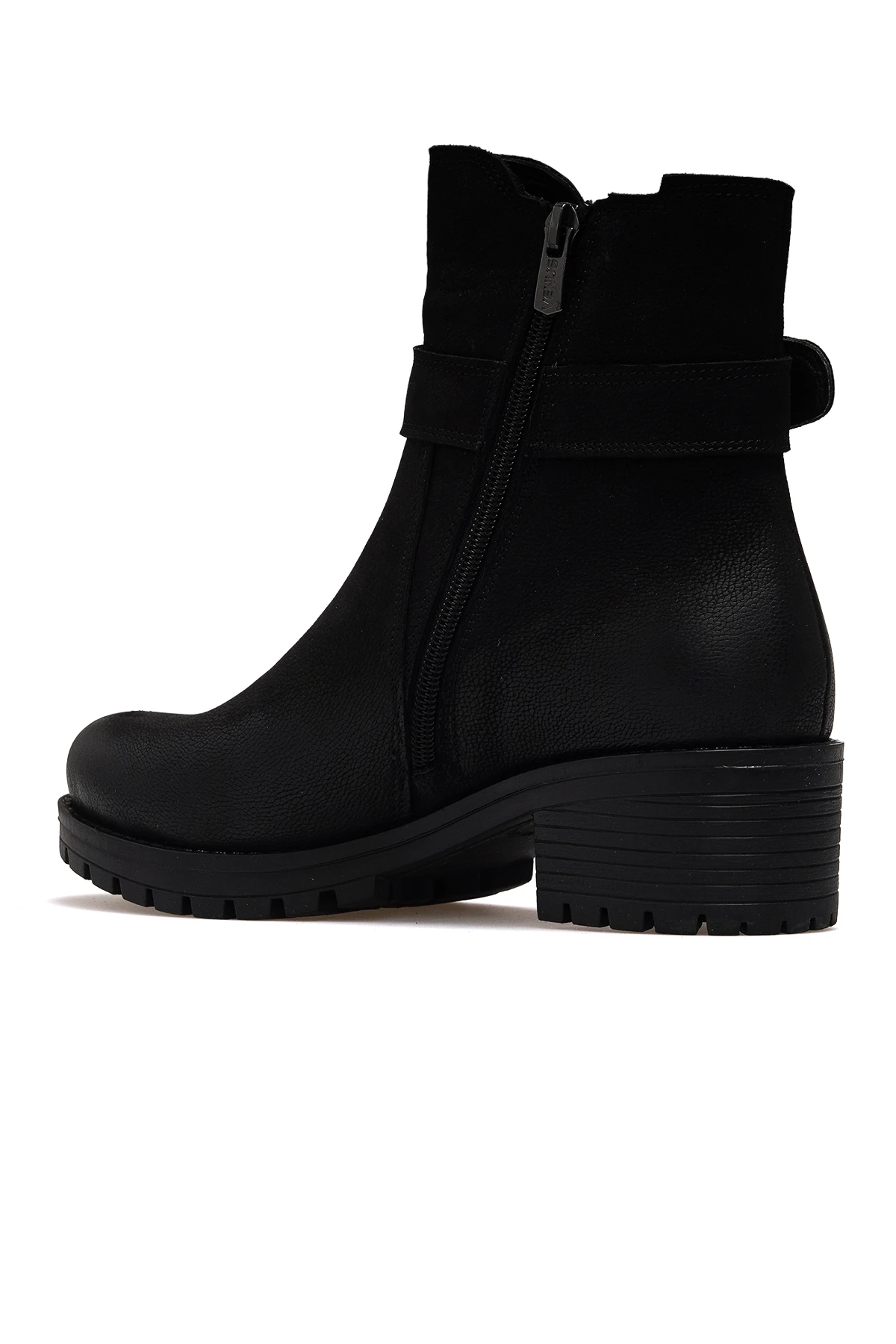 Kadın Hakiki Deri Casual Günlük Bot 3376K Z - SİYAH NUBUK