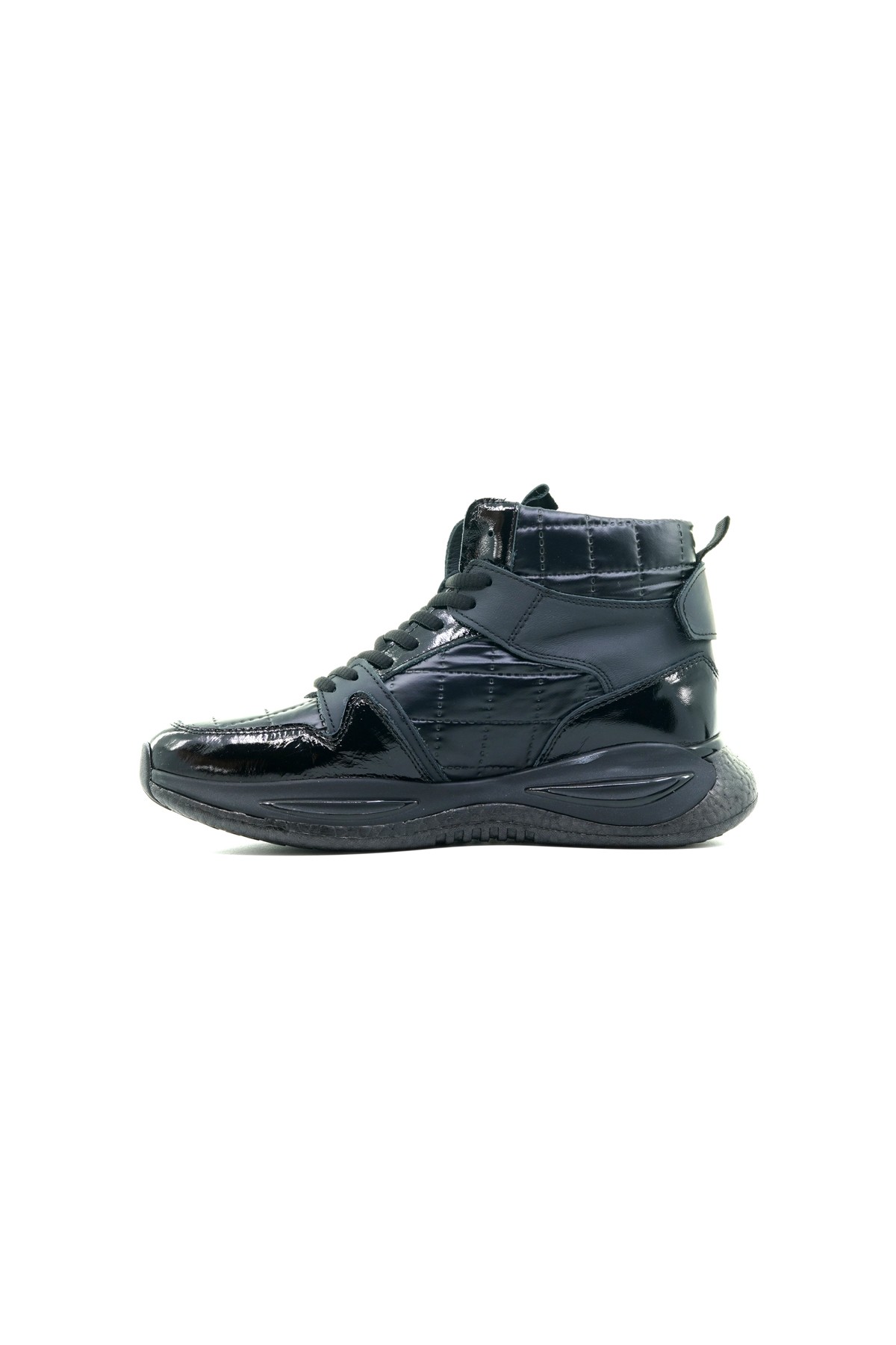 Yaşar Kaşlı Erkek Sneaker Günlük Bot (40-44) YKÖ-18188 M - SİYAH KIRIŞIK RUGAN