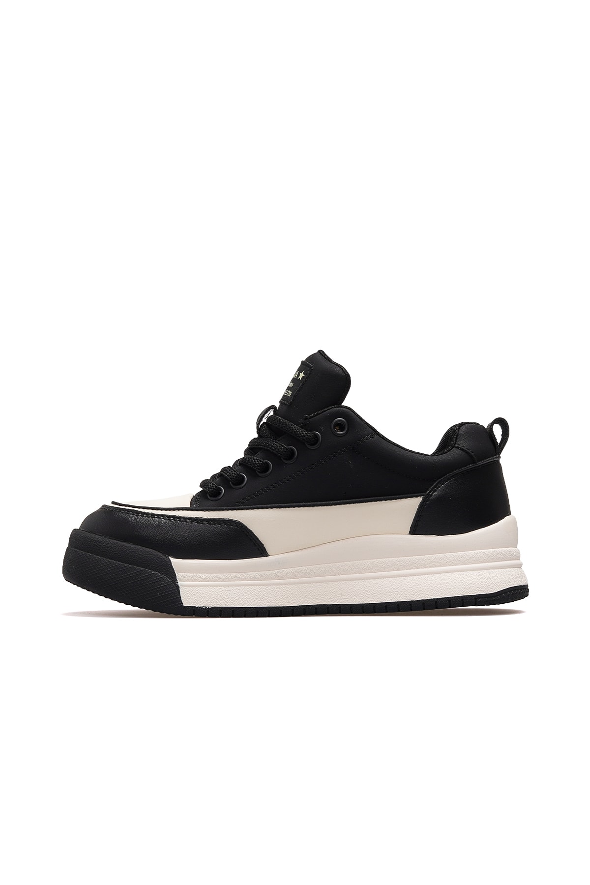 Kadın Deri Sneaker Bot 25K301 Z - SİYAH