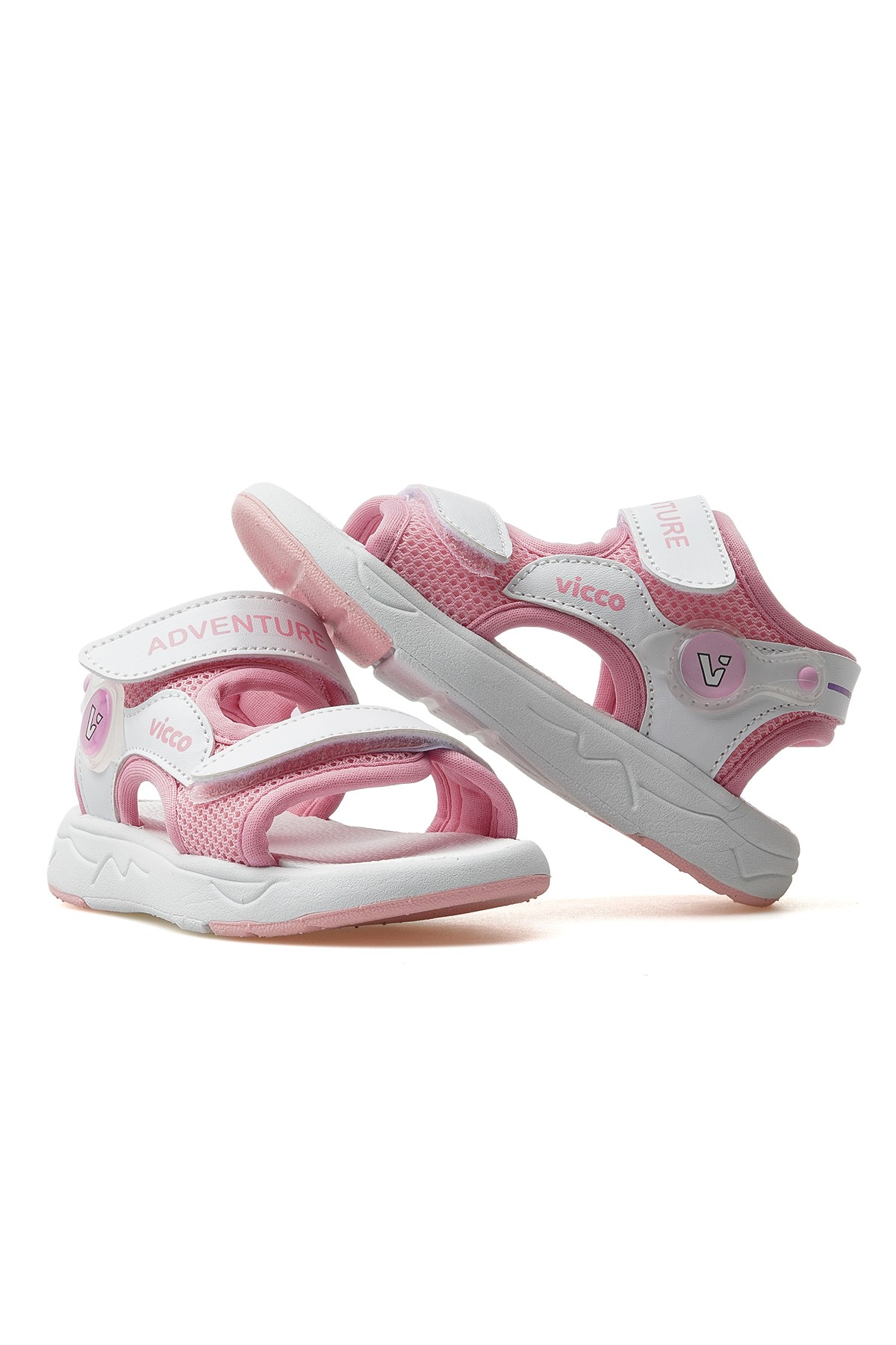 Vicco Mocha Kız Çocuk Anatomik Hafif Taban Günlük Sandalet (19-25) 321.210 BK - PEMBE