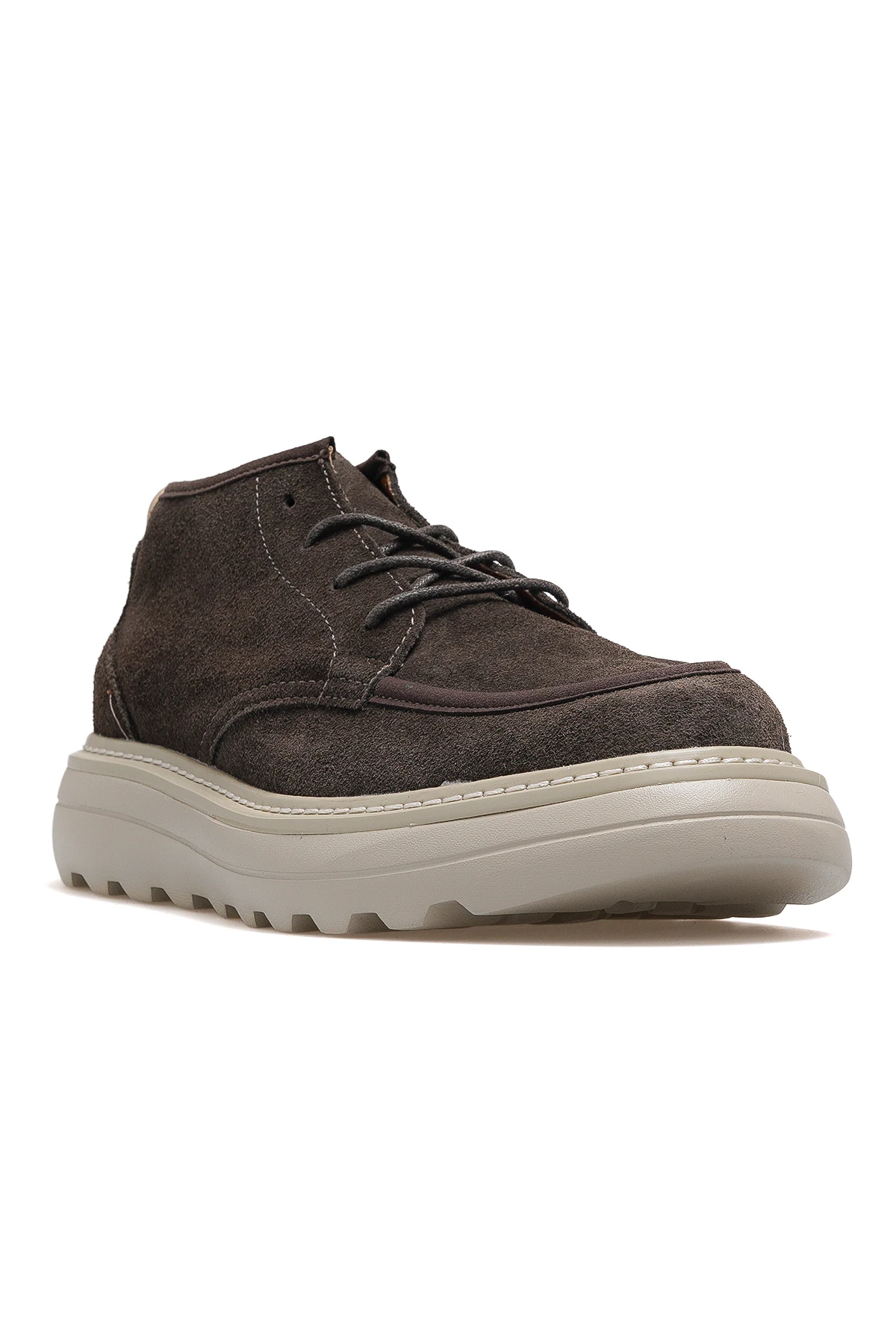 William Erkek Deri Sneaker Günlük Bot 112230246 - KAHVE